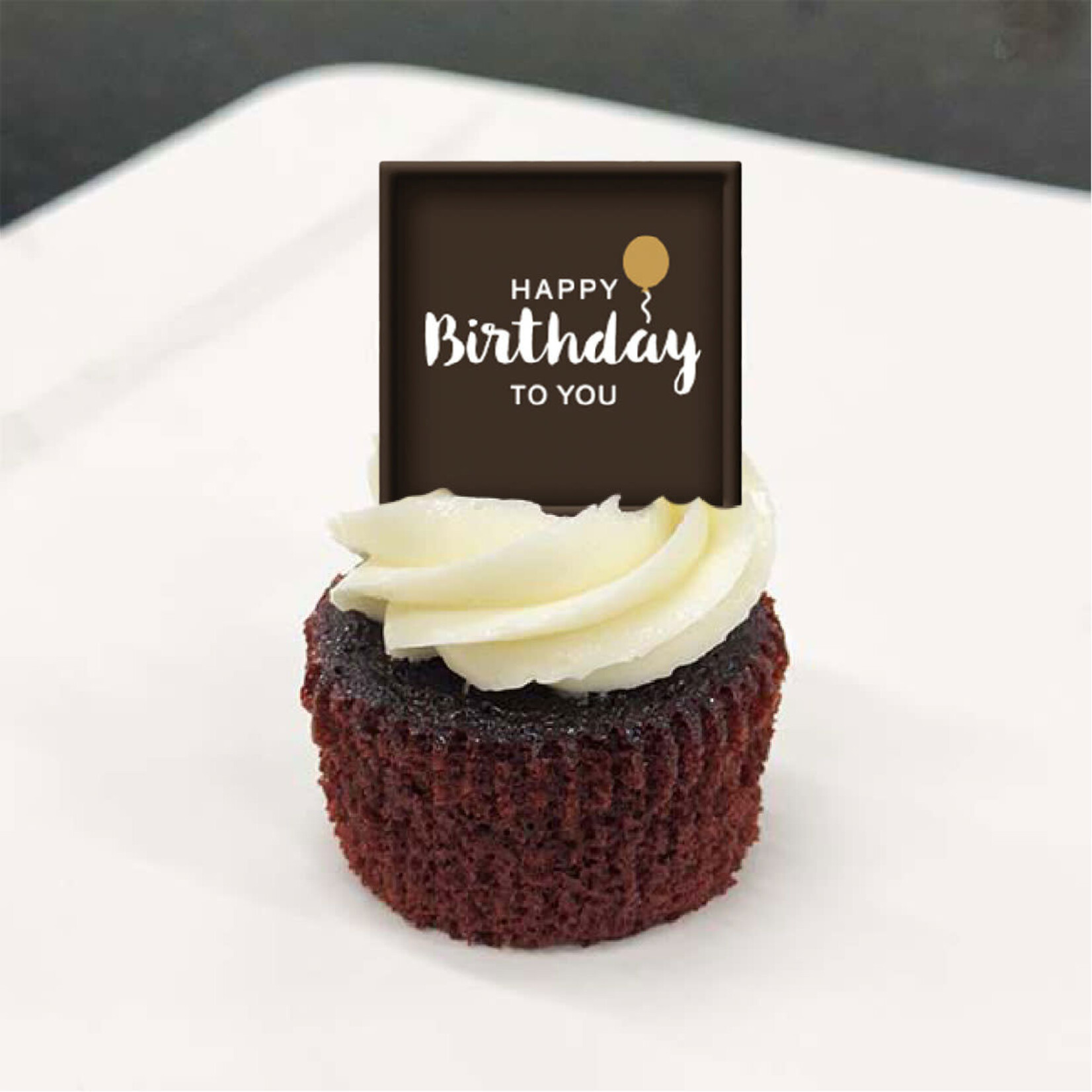 Dobla Dobla - Happy Birthday Square Dark Chocolate (168 ct)