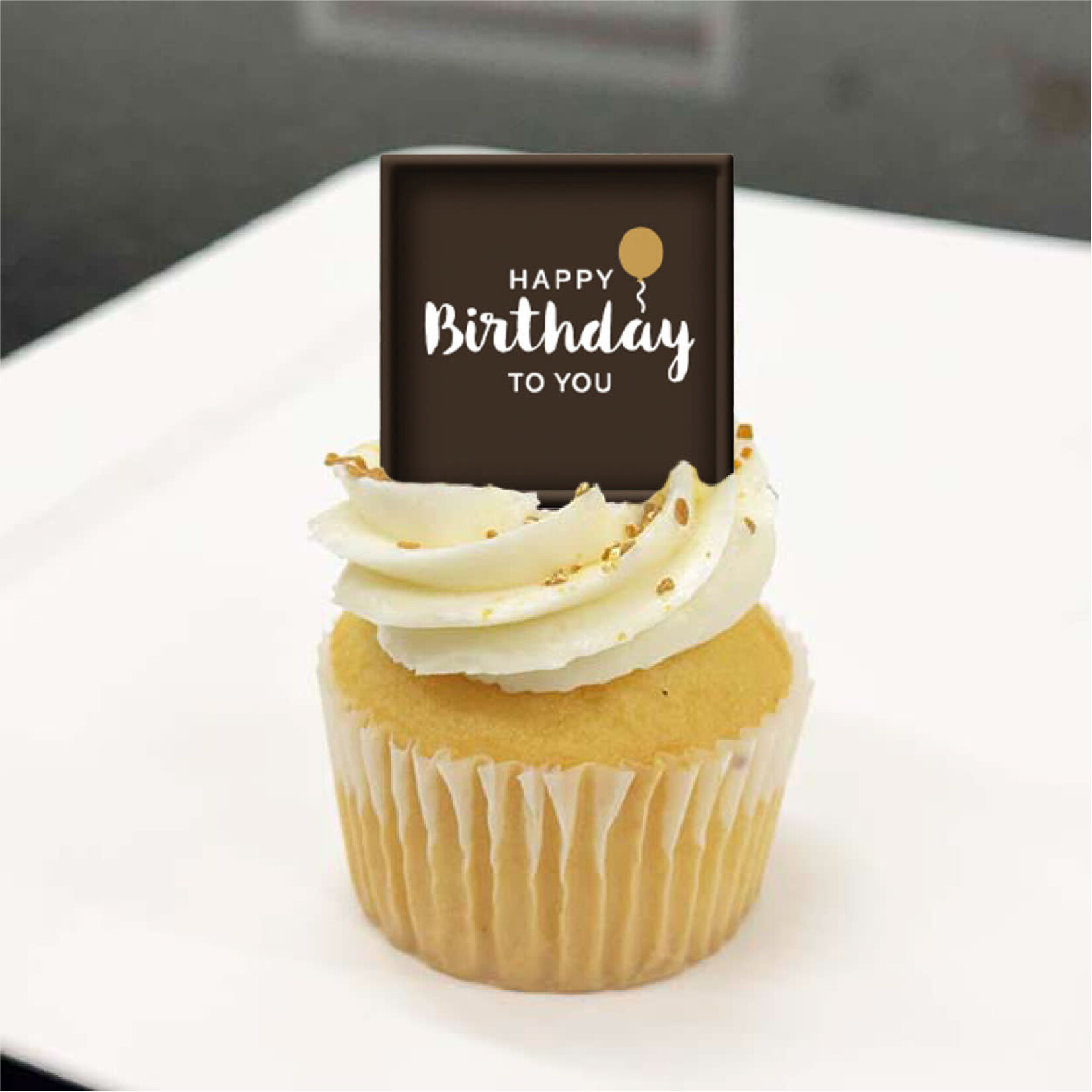 Dobla Dobla - Happy Birthday Square Dark Chocolate (168 ct)