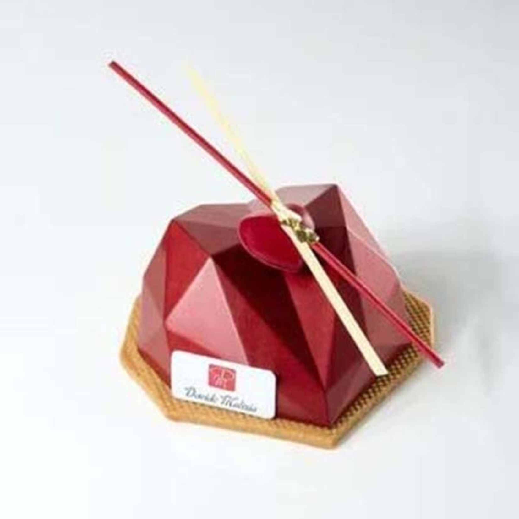 Dobla Dobla - Red Chocolate Heart Coupole (36 ct)