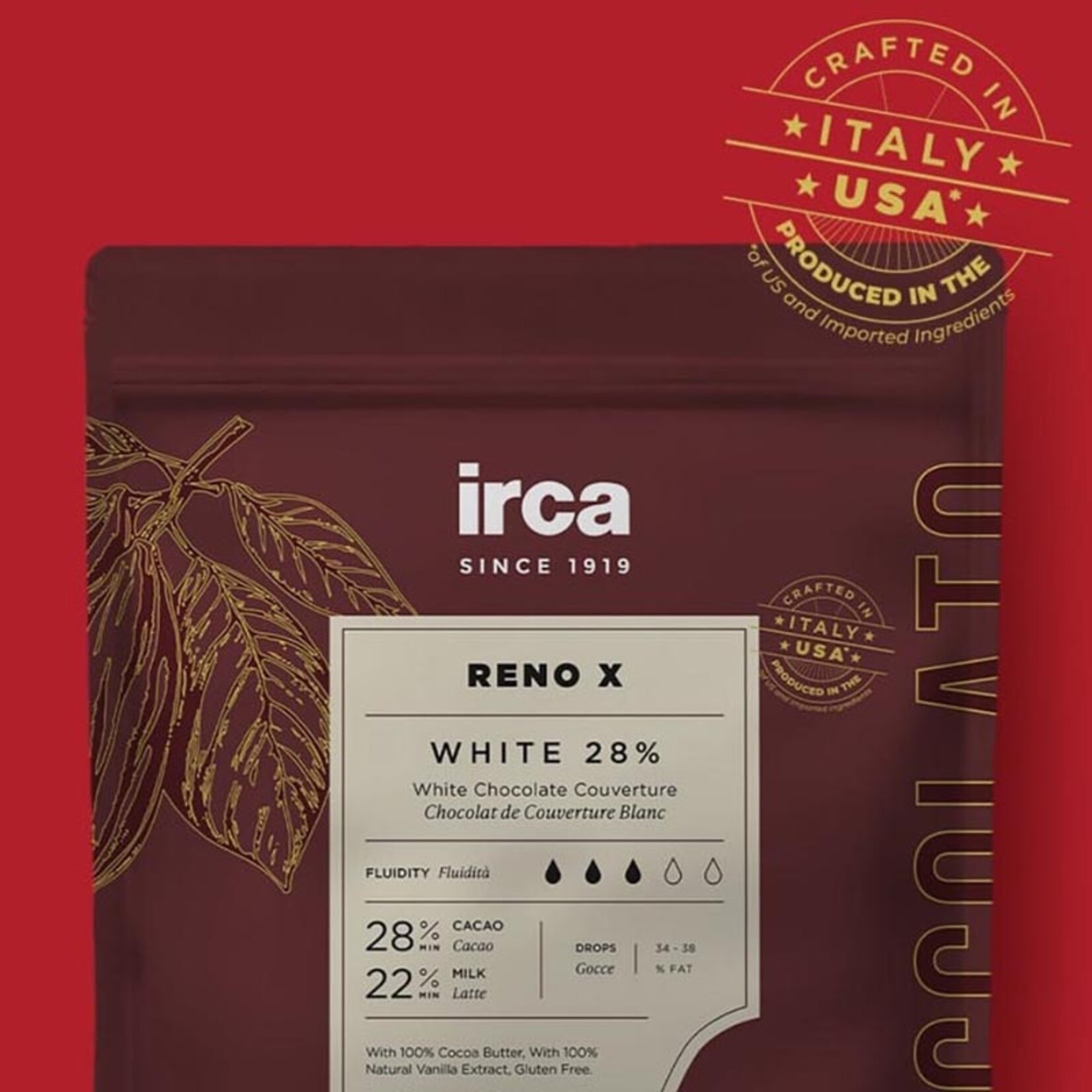 Irca Irca - Reno X White Chocolate 28% - 5.5 lb