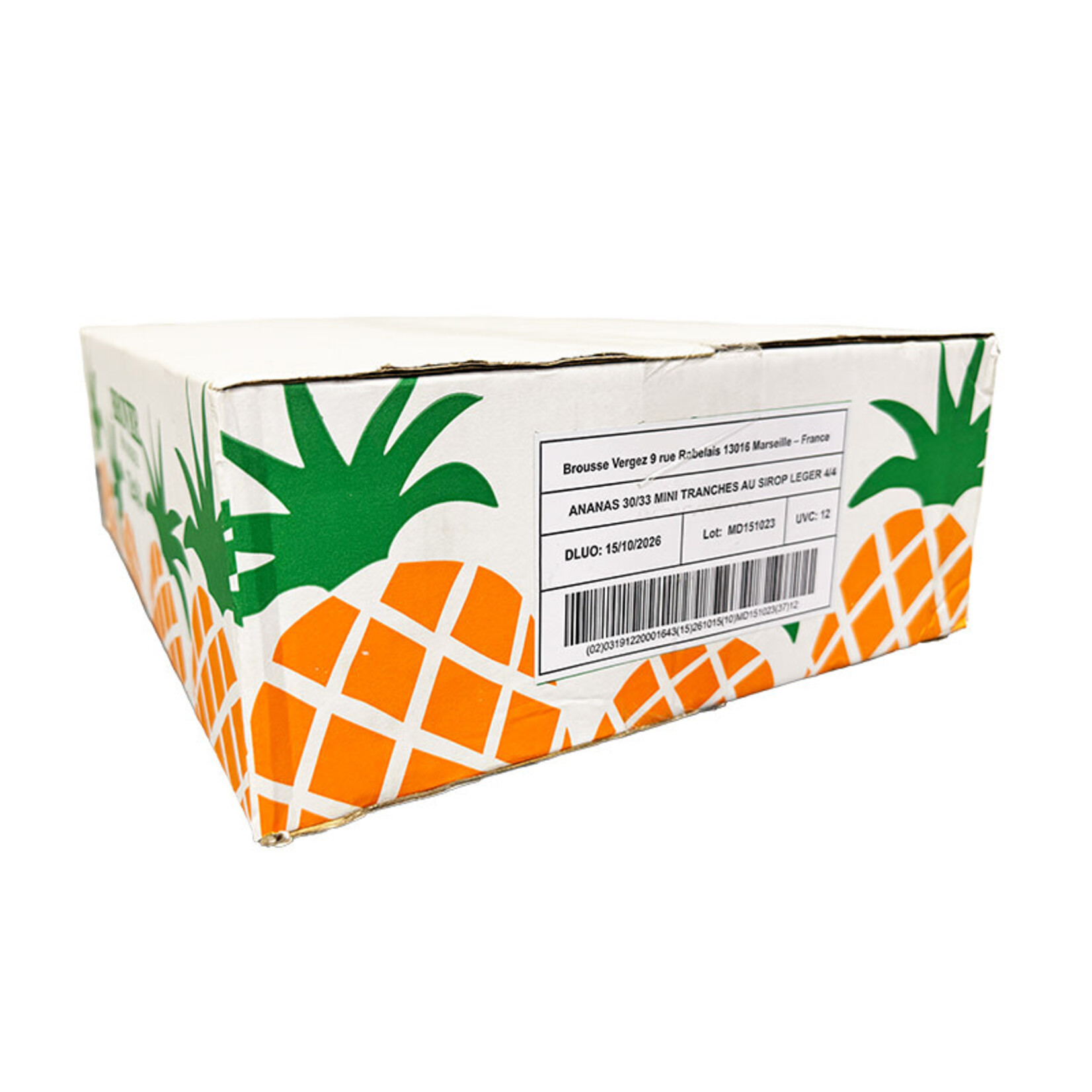 Brover Brover - Mini Pineapple slices - 29 oz (box of 12)