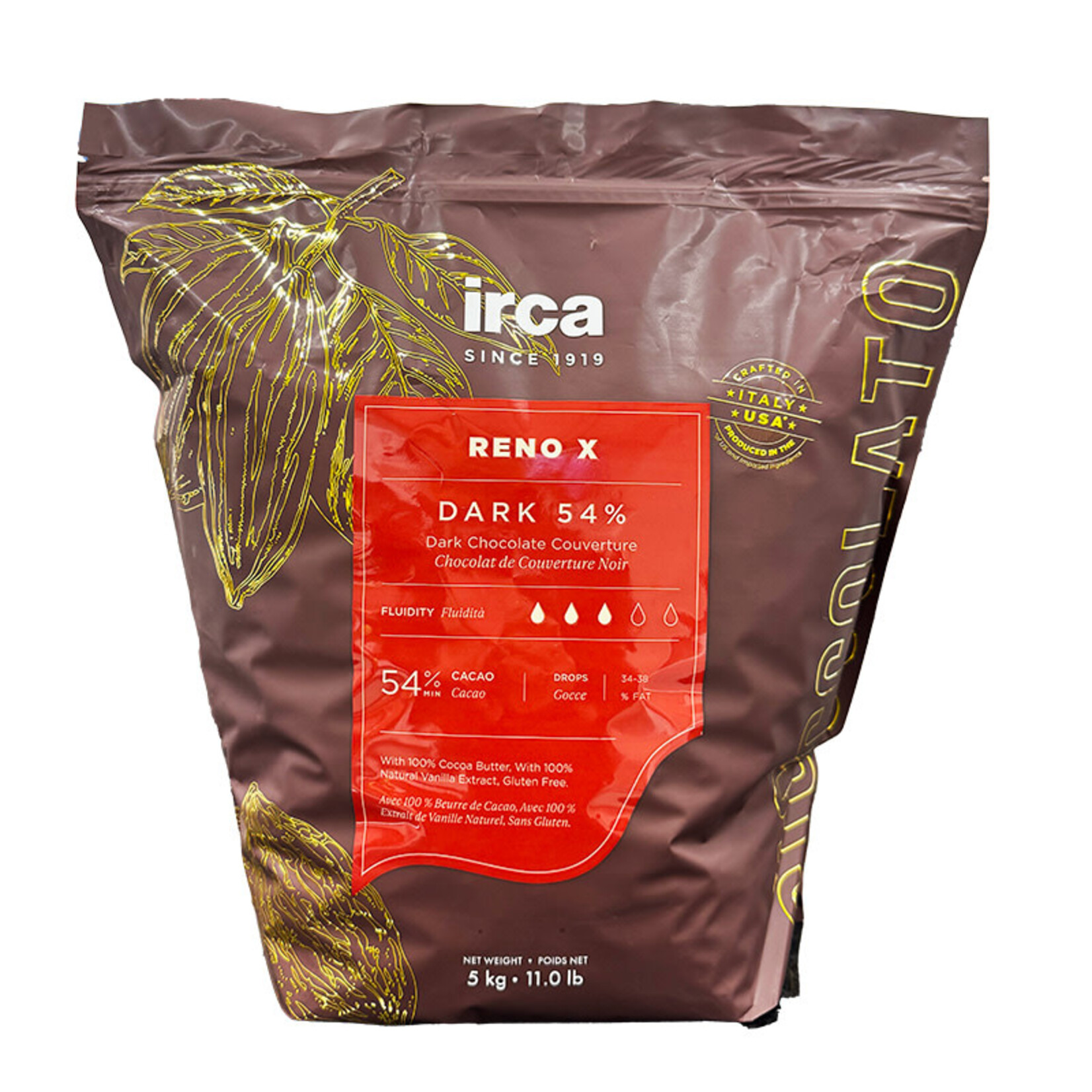 Irca Irca - Reno X Dark Chocolate 54% - 11 lb