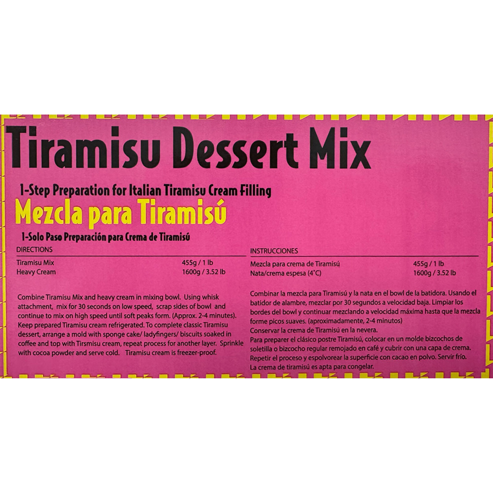 Pastry 1 Pastry 1 - Tiramisu Cream Mix - 10 lb