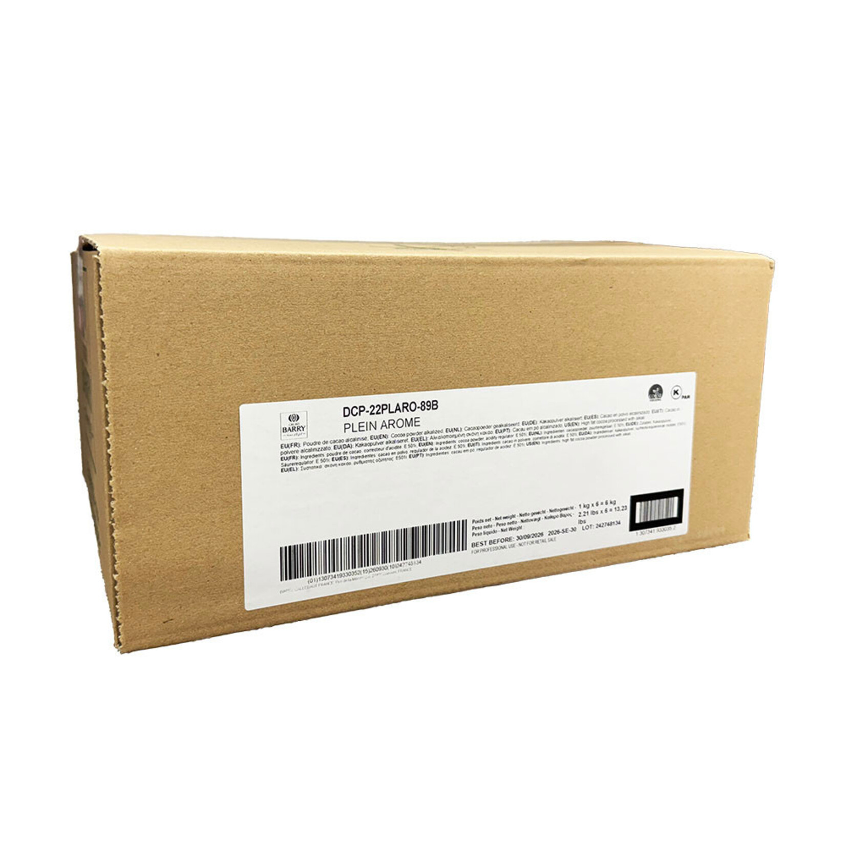 Cacao Barry Cacao Barry - Plein Arome Cocoa Powder 22-24% - 2.2 lb (box of 6)