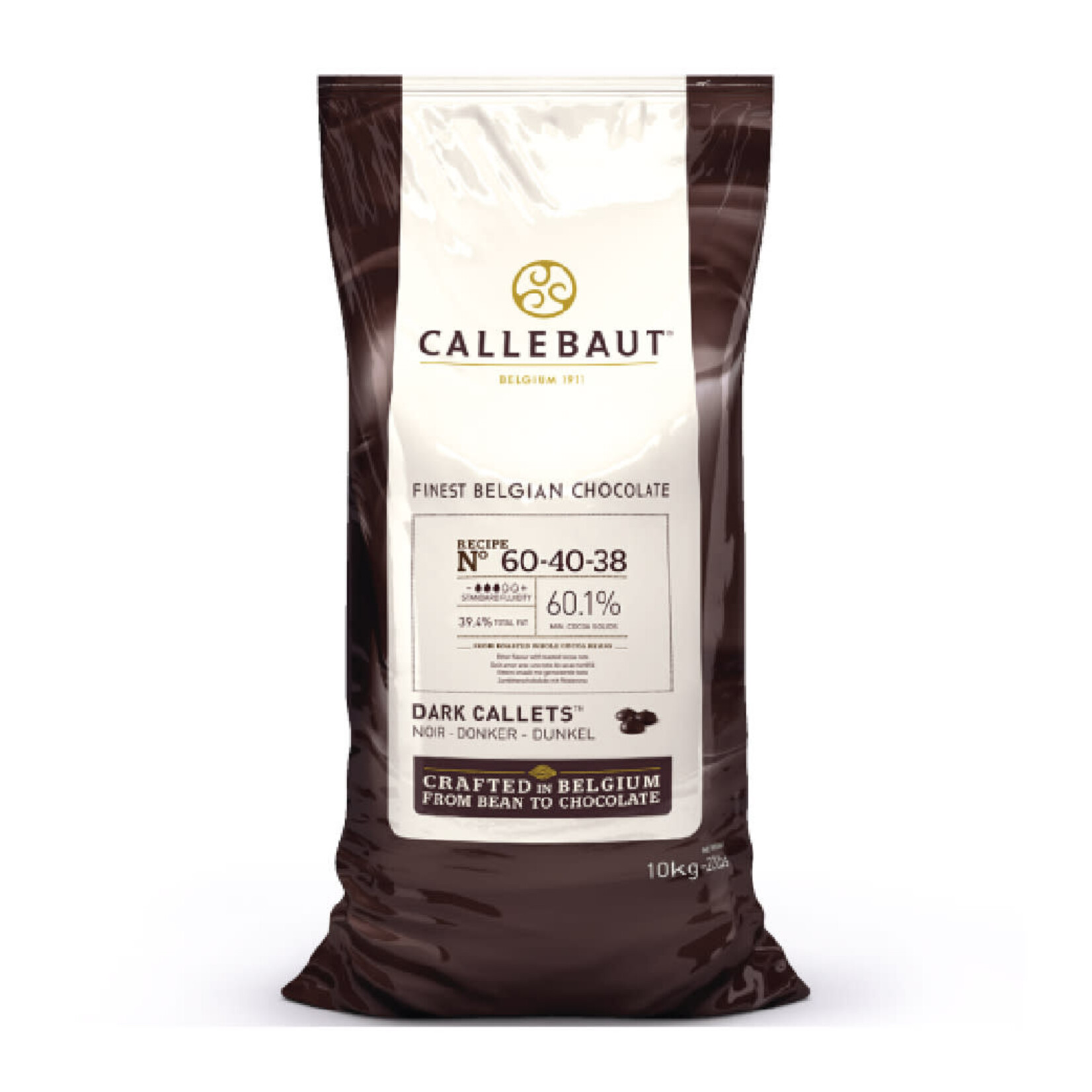Callebaut Callebaut - 60-40-38 Dark Chocolate 60.1% - 22 lb (box of 2)