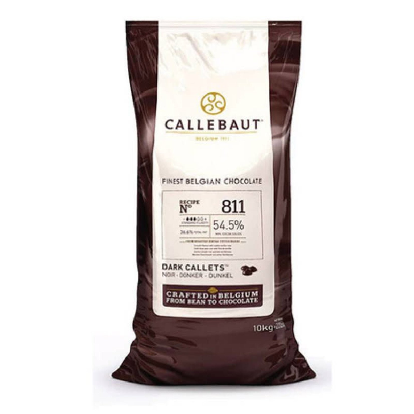 Callebaut Callebaut - 811 Dark Chocolate 54.5% - 22 lb (box of 2)