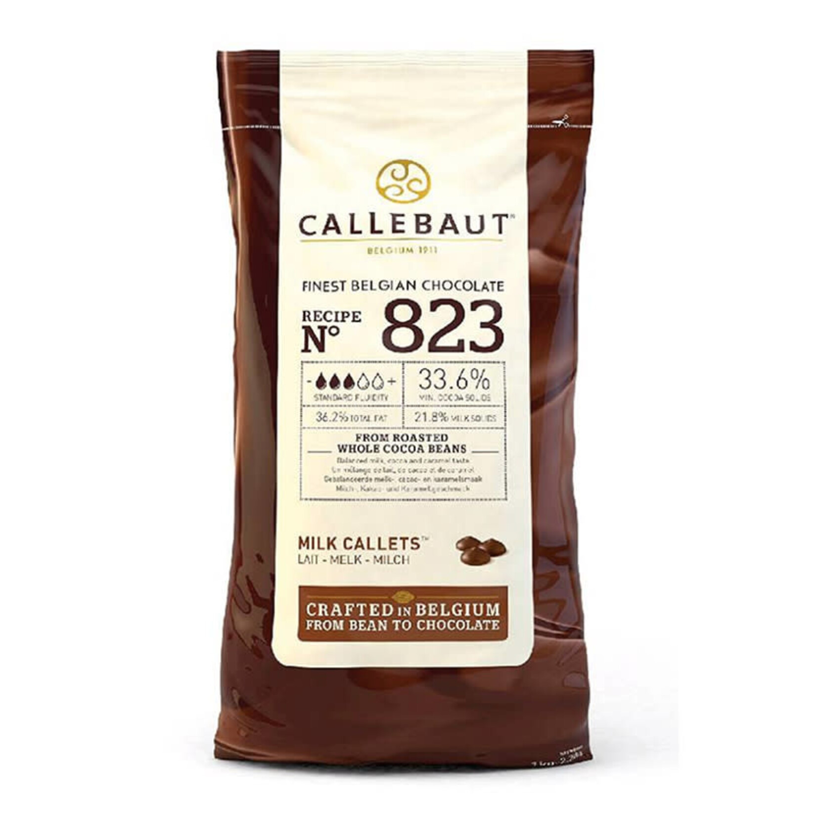 Callebaut Callebaut - 823 Milk Chocolate 33.6% - 22 lb (box of 2)