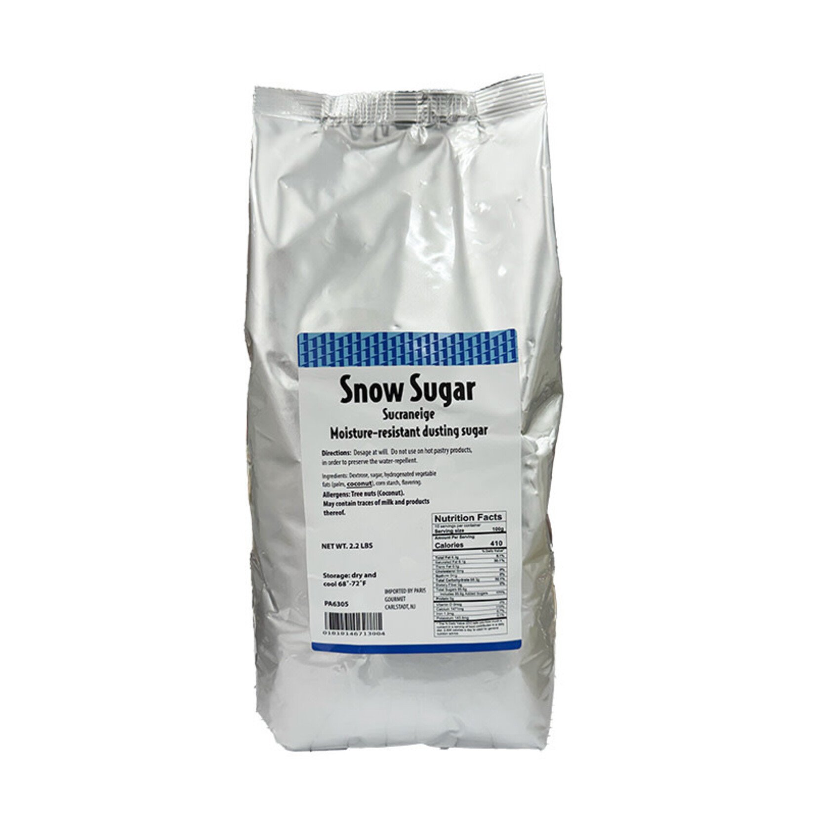 Pastry 1 Pastry 1 - Snow White Sugar, Fine - 2.2 lb (box of 5)