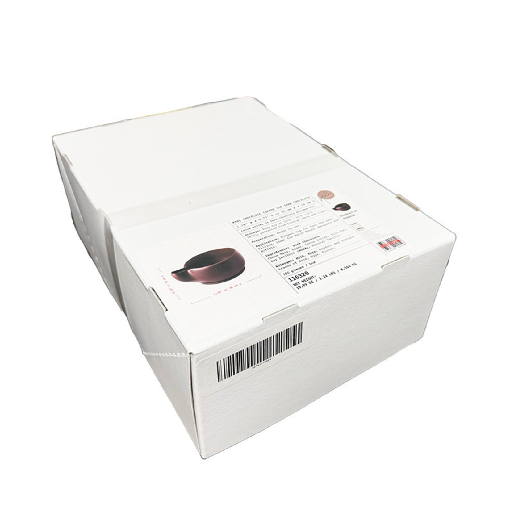 Atelier Atelier - Dark Chocolate Mini Coffee Cup - 1" (120 ct)