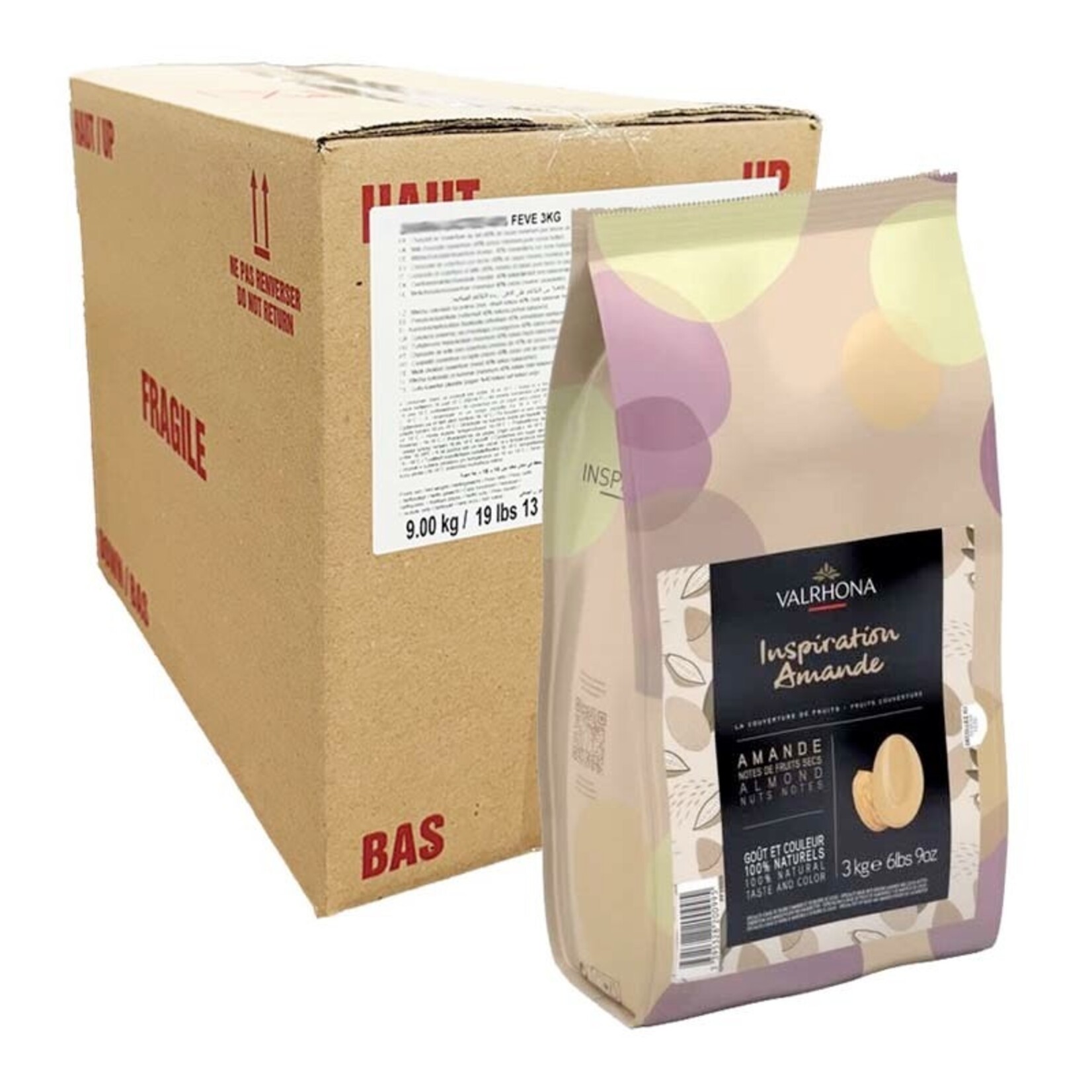 Valrhona Valrhona - Inspiration Almond Couverture - 6.6 lb (box of 3)