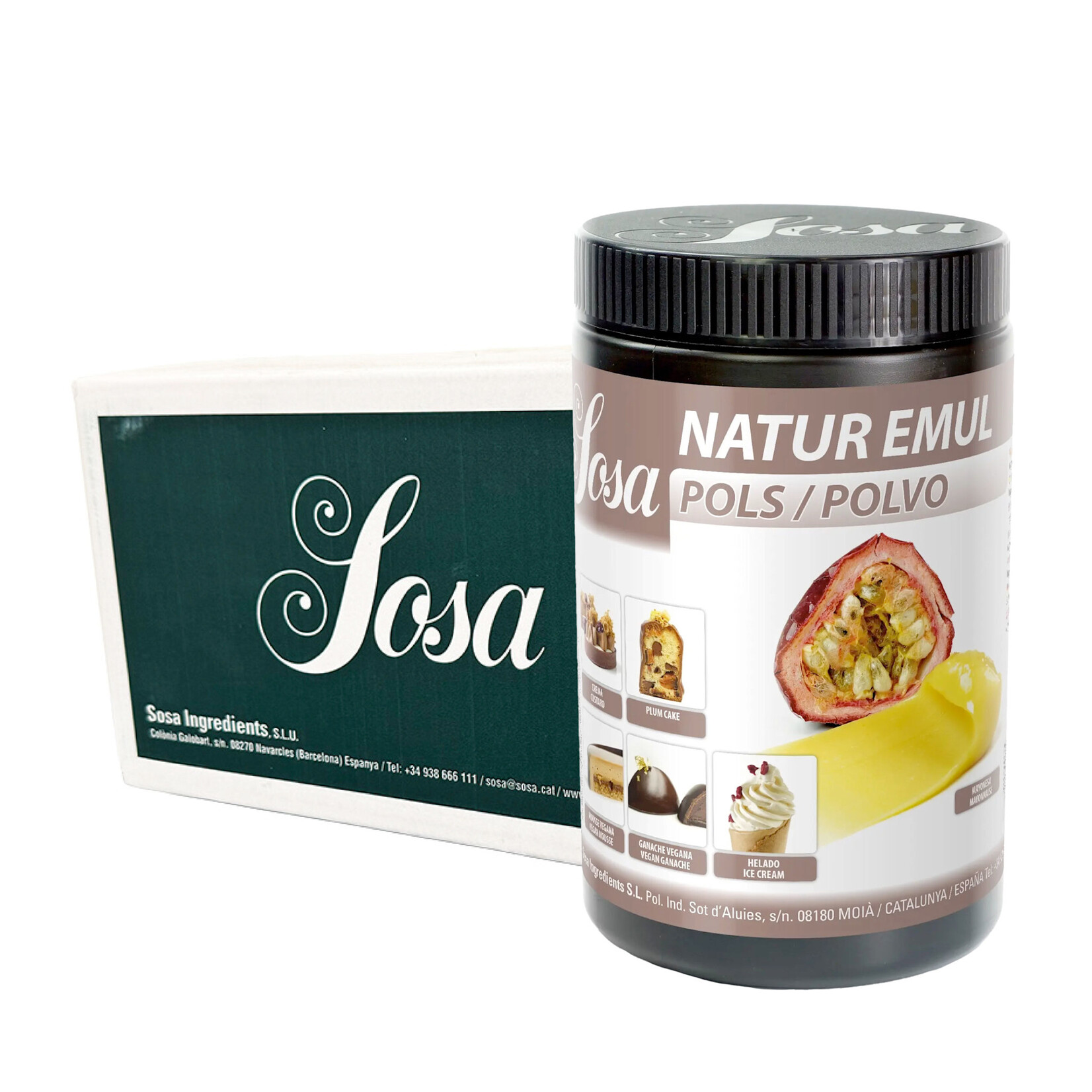 Sosa Sosa - Natur Emul - 500 g (box of 6)