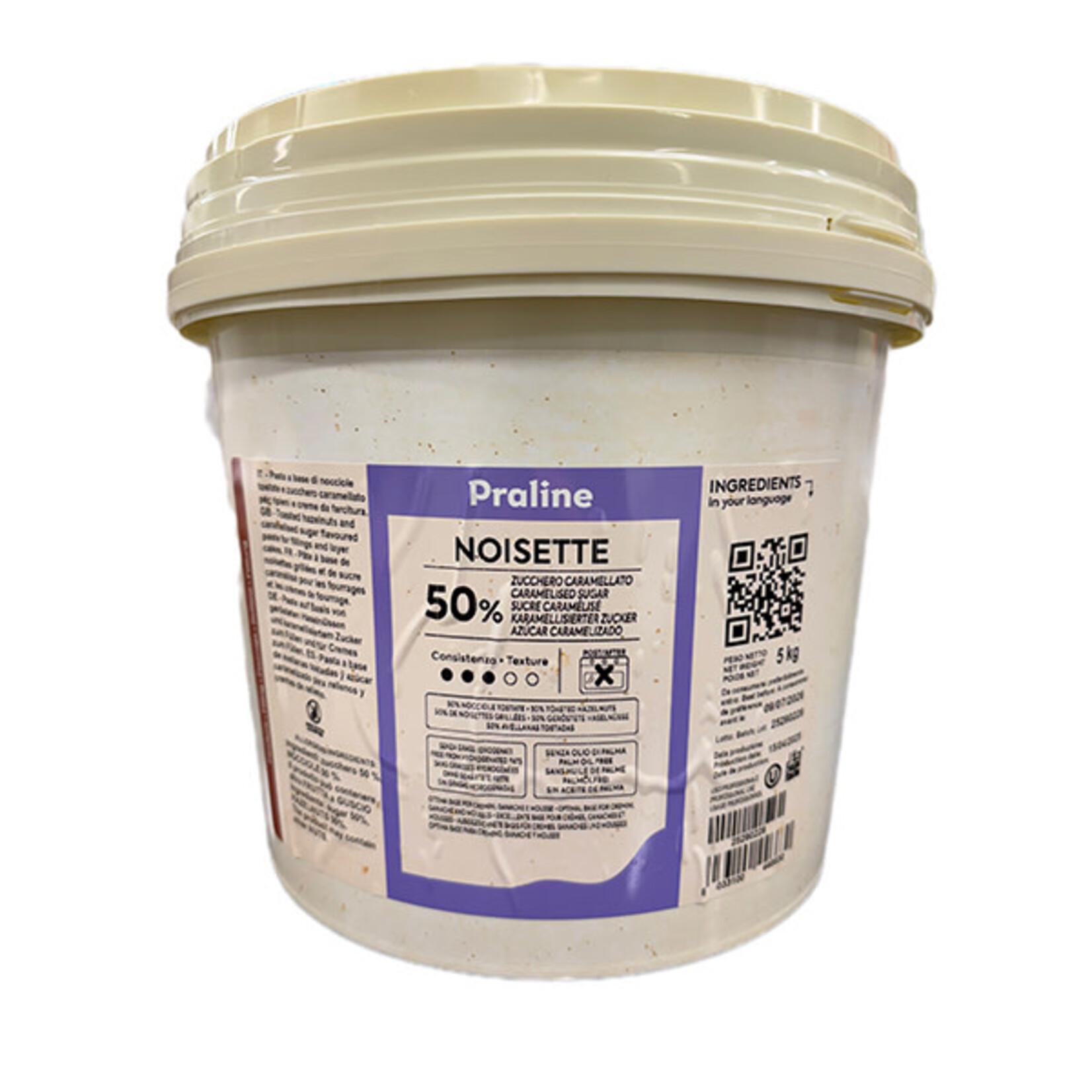 Irca Irca - Hazelnut Praline Paste 50% - 11 lb