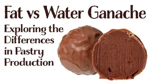 Water-Based Ganache vs. Fat-Based Ganache:  Exploring the Differences in Pastry Production