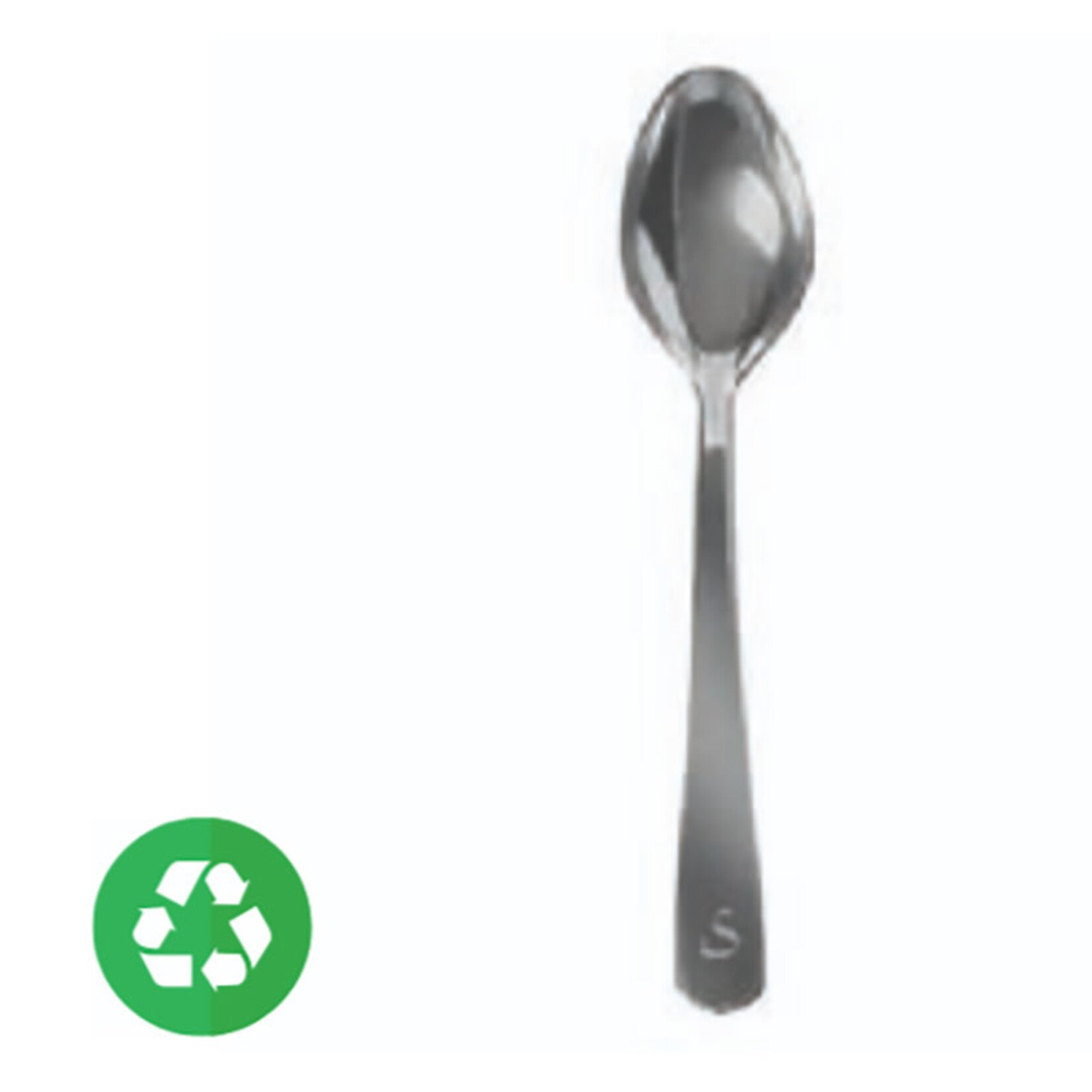Solia Solia - Silver Mini Spoon, Plasticware - 3.9" (250 ct)