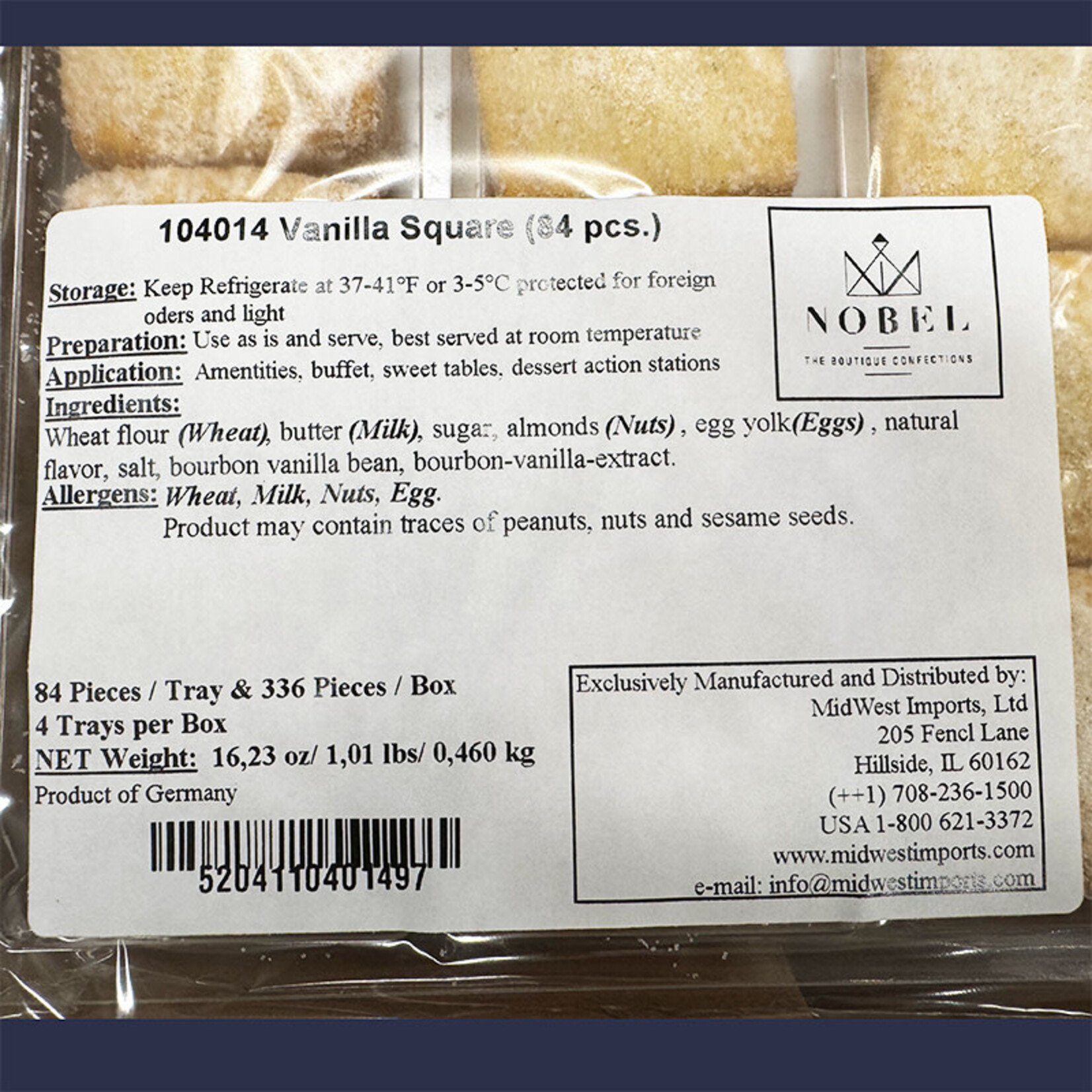 Nobel Nobel - Vanilla Sugar Cookies (336 ct)