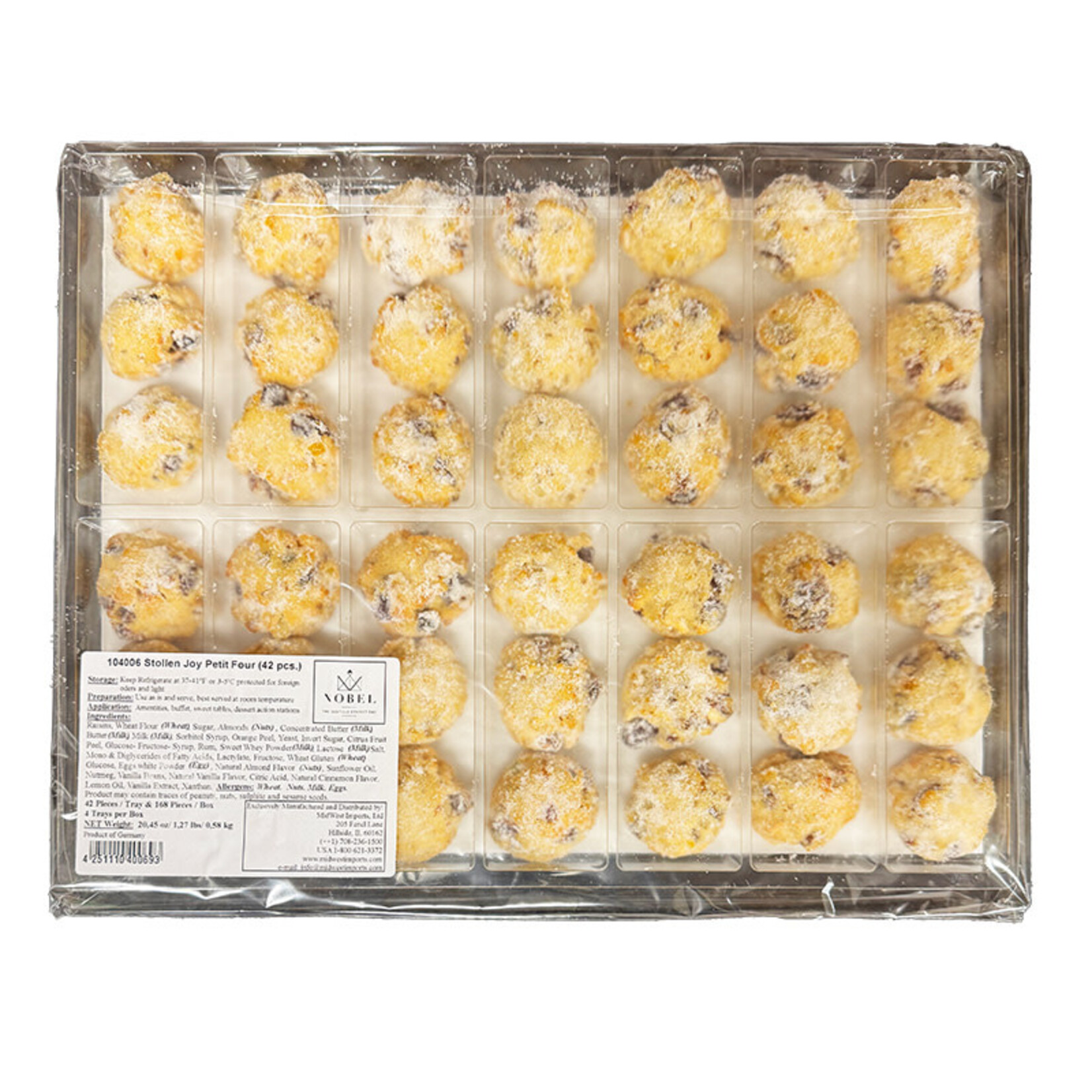 Nobel Nobel - Stollen Joy Cookies (168 ct)