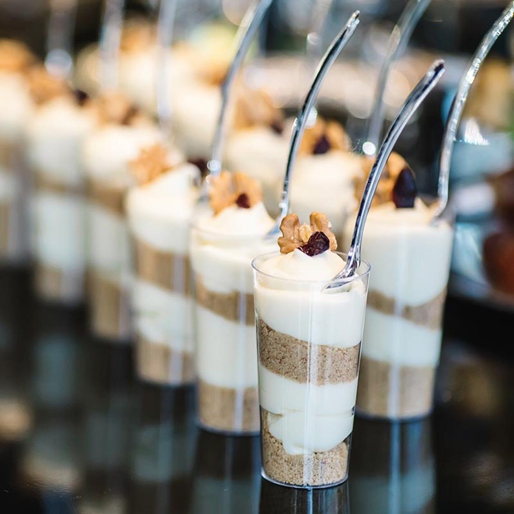 Solia Solia - Silver Mini Spoon, Plasticware - 3.9" (250 ct)