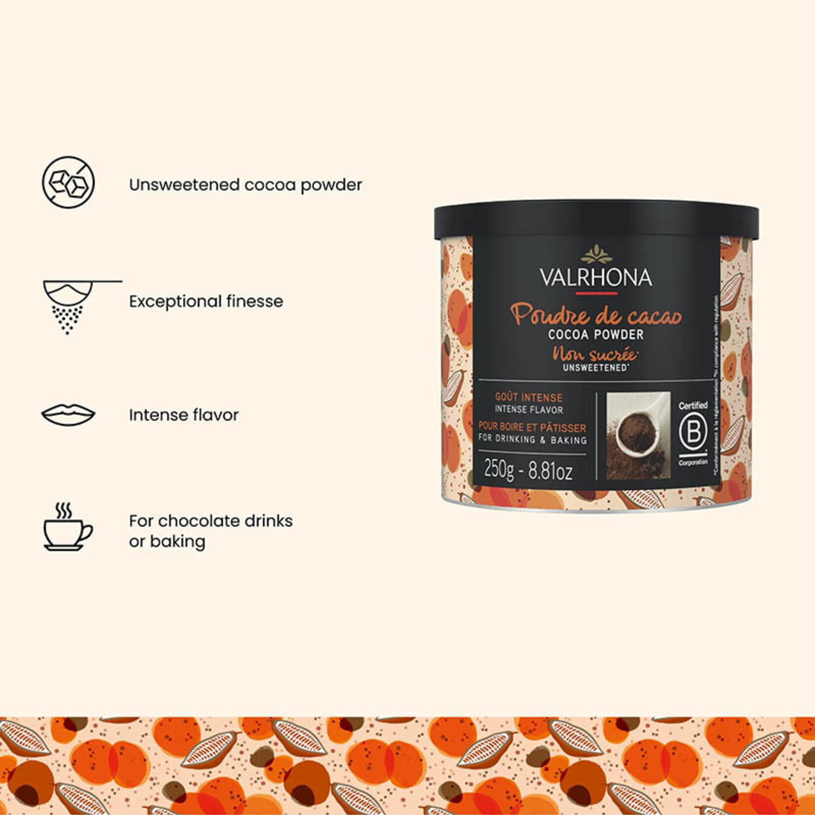 Valrhona Valrhona - Cocoa Powder - 250 g