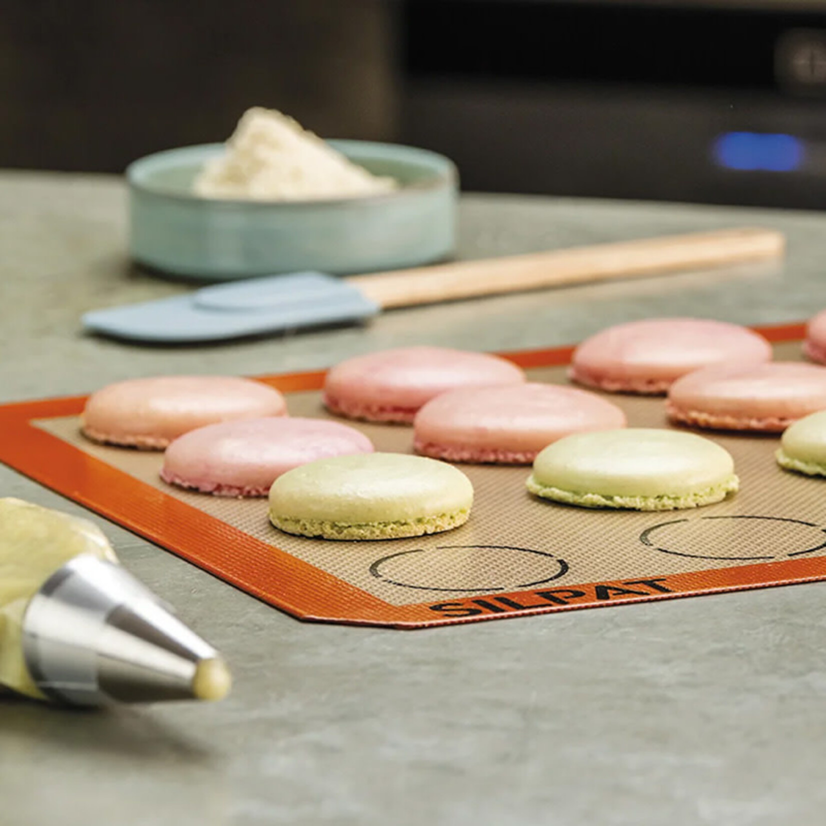 Sasa DeMarle Sasa DeMarle - Macarons, Half Sheet Silpat, Q10