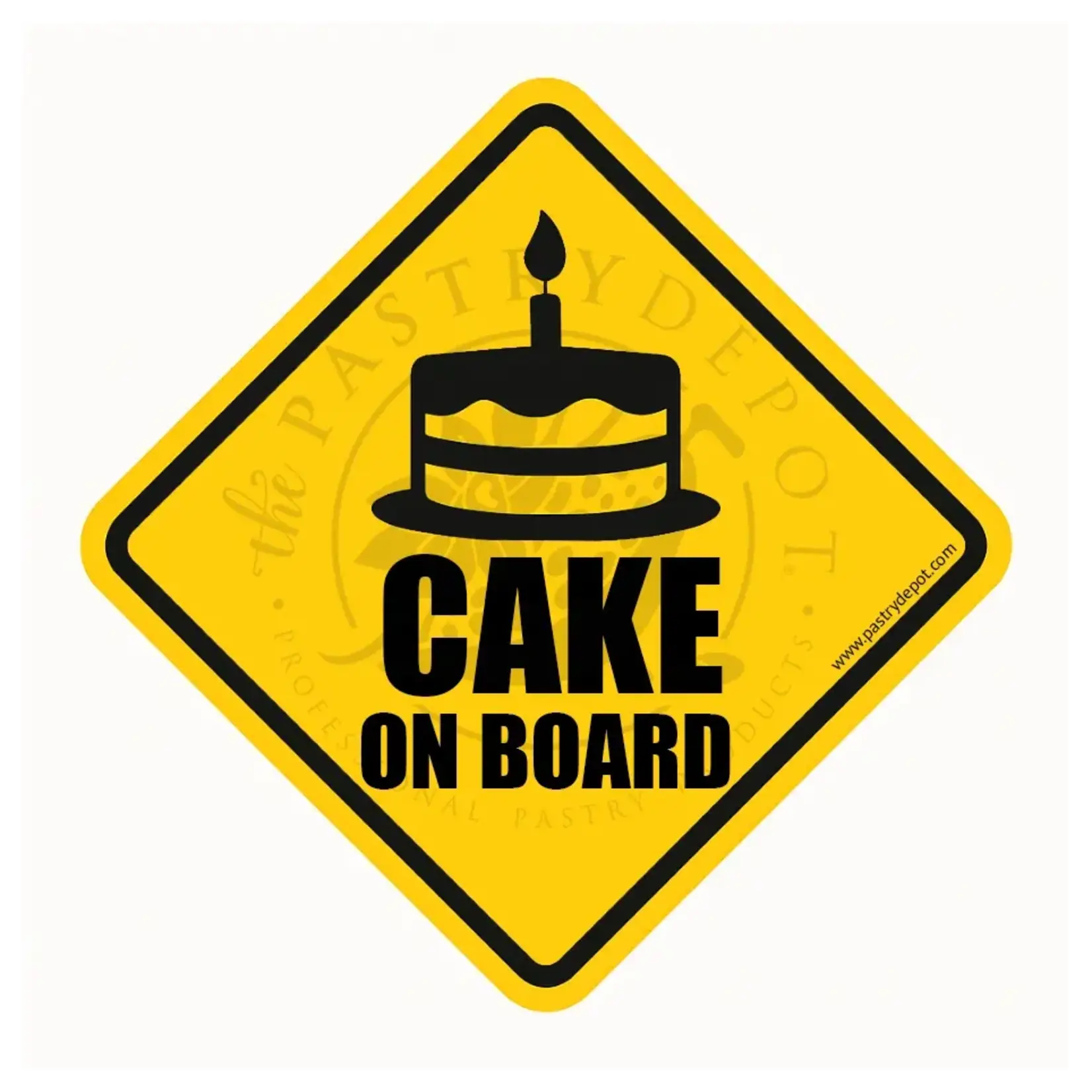 Pastry Depot Pastry Depot - Cake On Board Window Decal