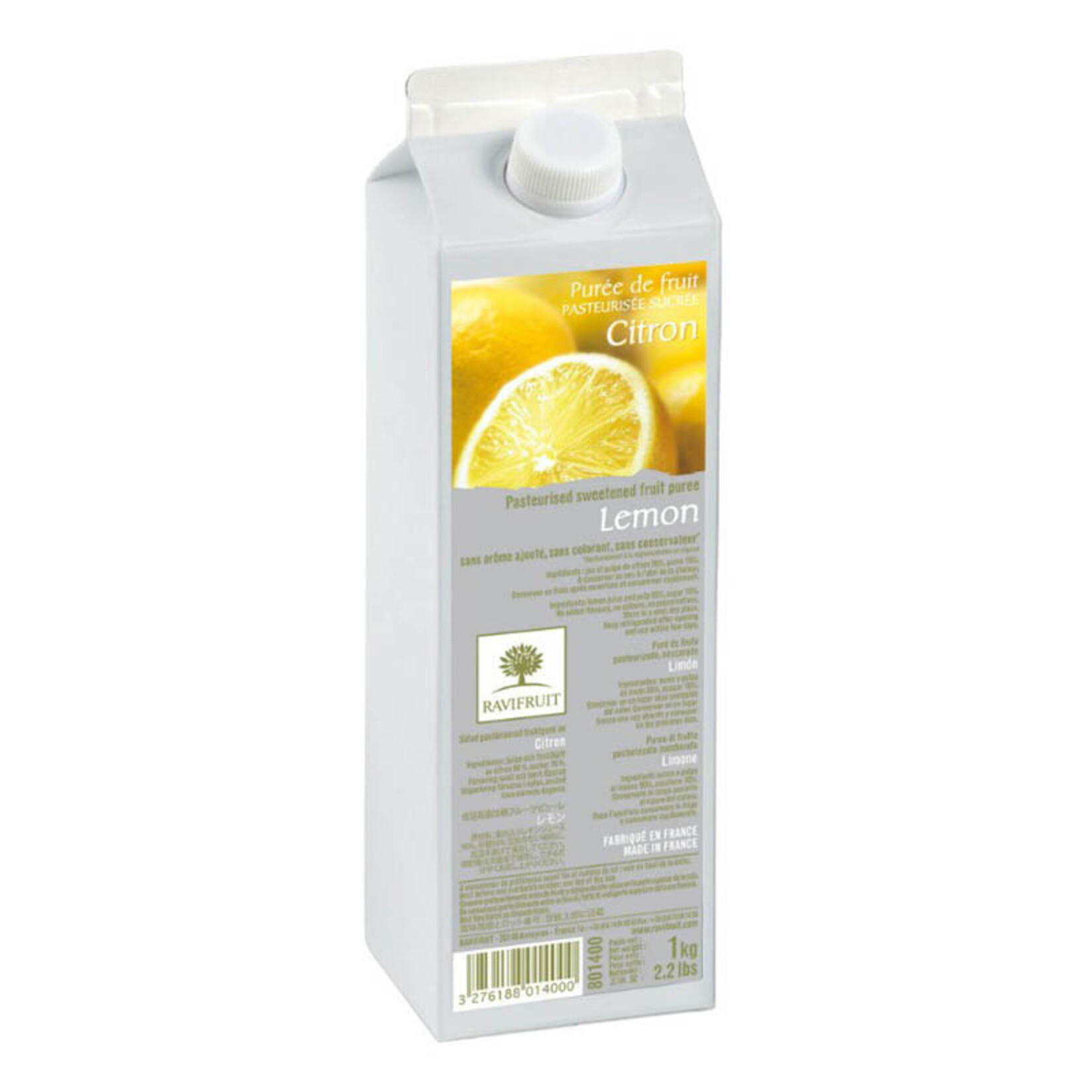 Ravifruit Ravifruit - Lemon Ambient Puree - 2.2 lb (box of 6)