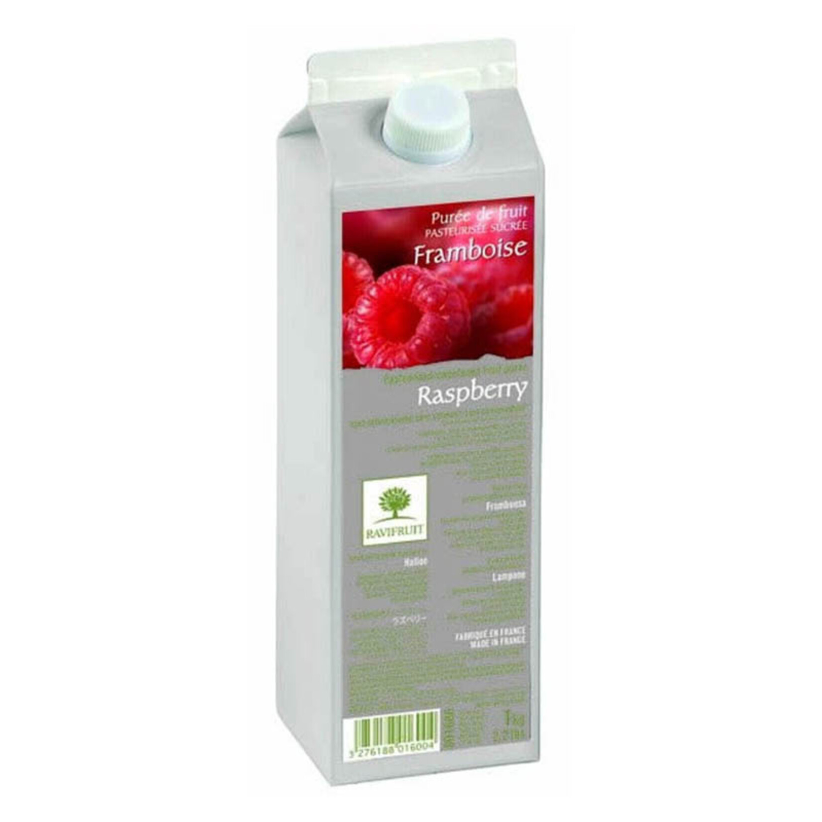 Ravifruit Ravifruit - Raspberry Ambient Puree - 2.2 lb (box of 6)