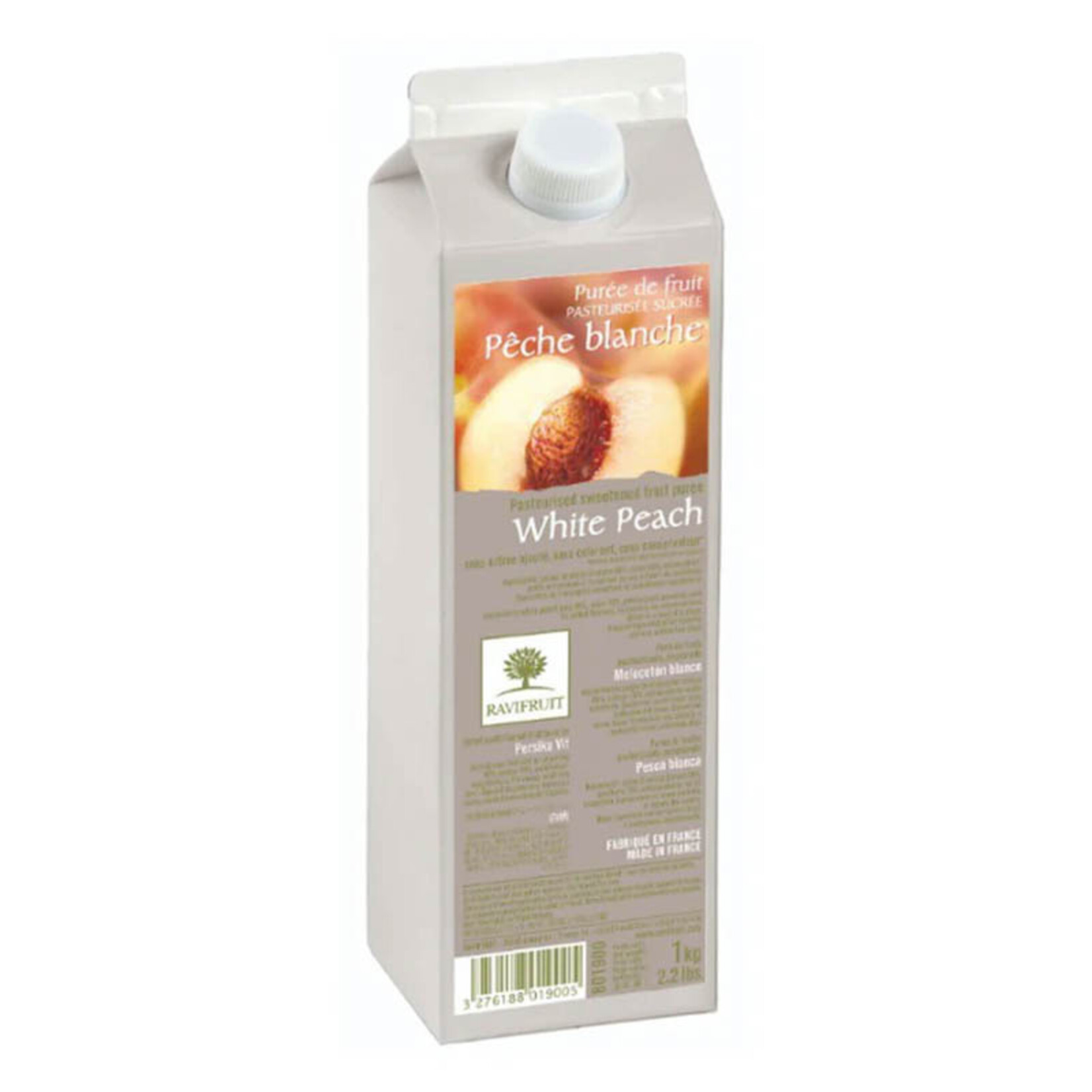 Ravifruit Ravifruit - White Peach Ambient Puree - 2.2 lb (box of 6)