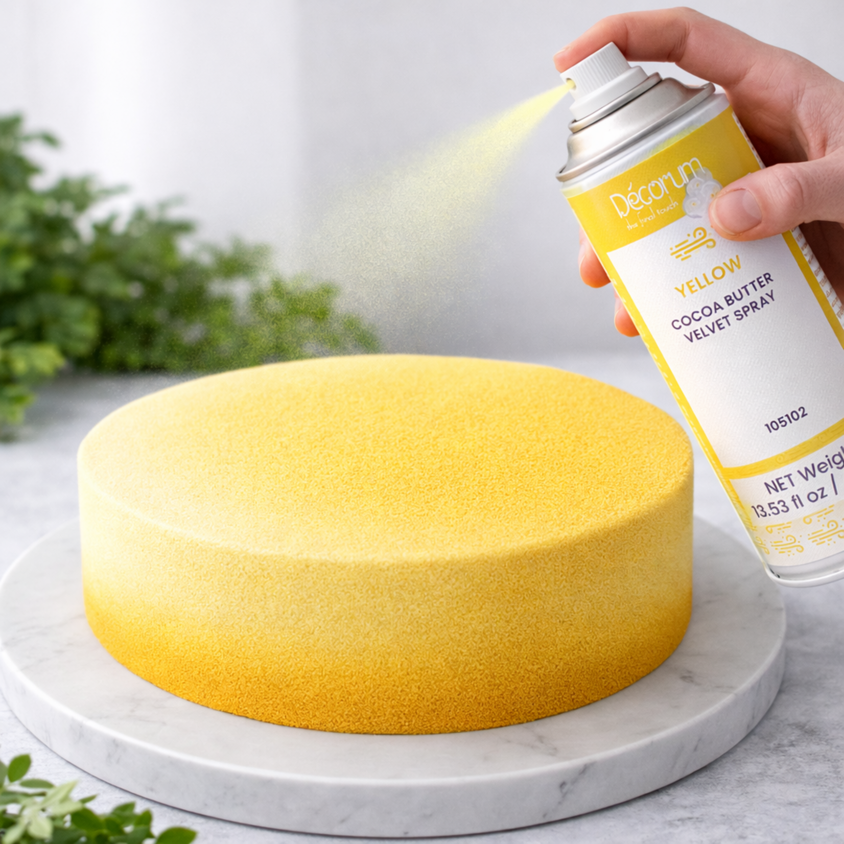 Decorum Decorum - Yellow Cocoa Butter Velvet Spray - 13.5 oz