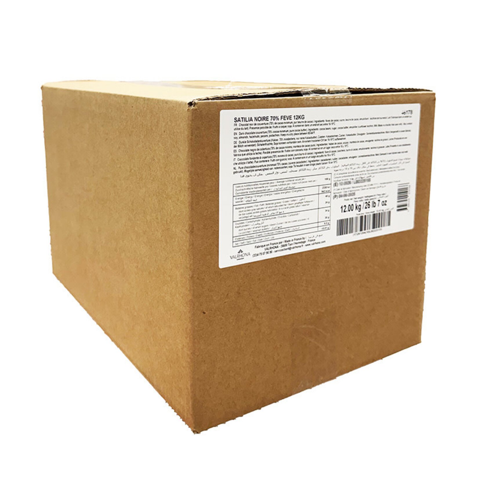 Valrhona Valrhona - Satilia Dark Chocolate 70% - 26.5 lb