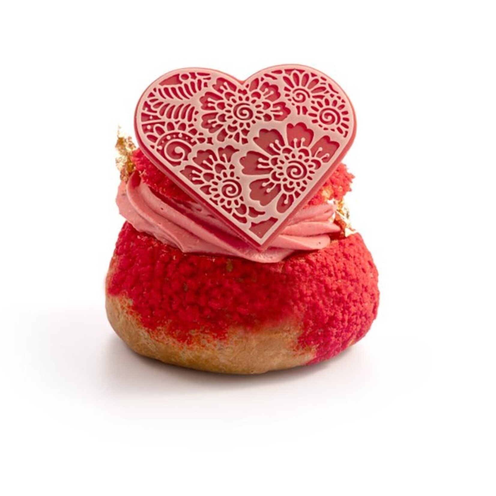 Dobla Dobla - Red Layered Chocolate Heart (96 ct)