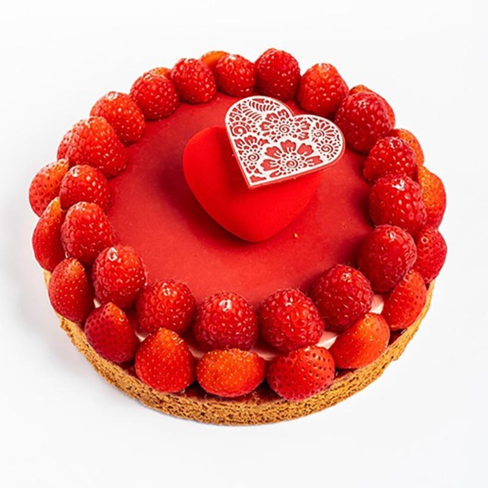 Dobla Dobla - Red Layered Chocolate Heart (96 ct)