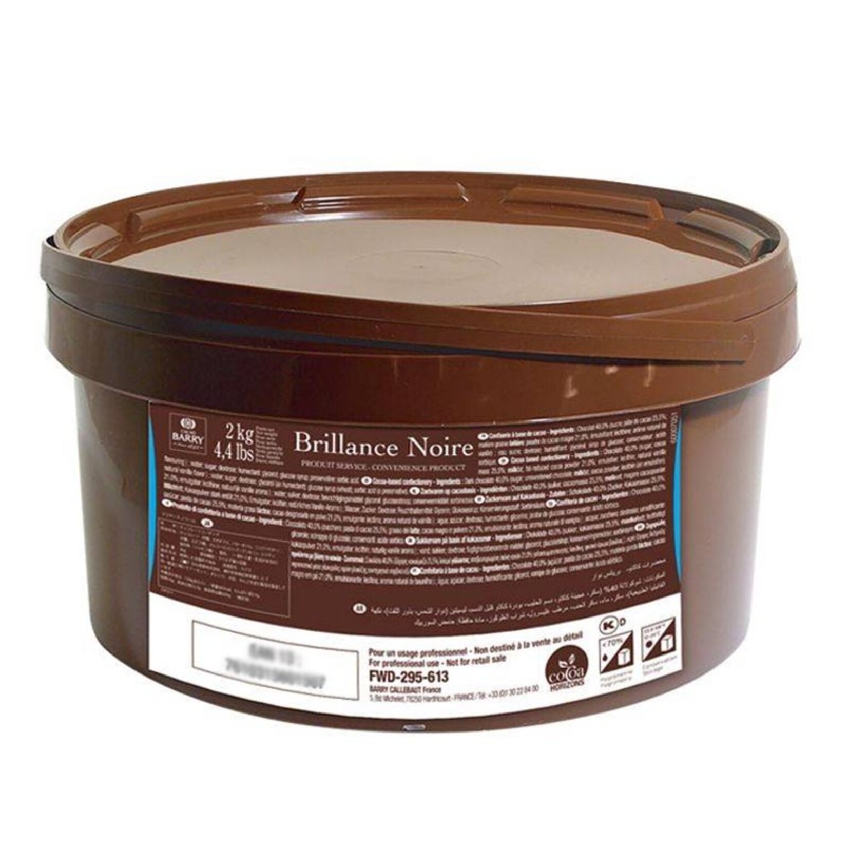 Cacao Barry Cacao Barry - Brillance Dark Chocolate Mirror Glaze - 4.4 lb