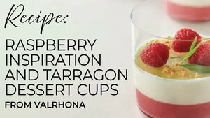 Raspberry Inspiration & Tarragon Frozen Dessert Cups