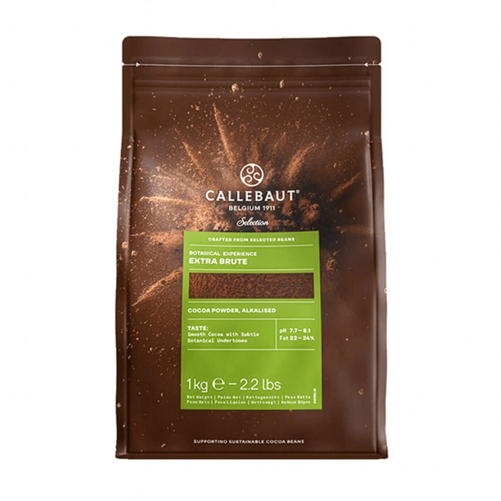Cacao Barry Callebaut - Extra Brute Cocoa Powder 22-24% - 2.2 lb