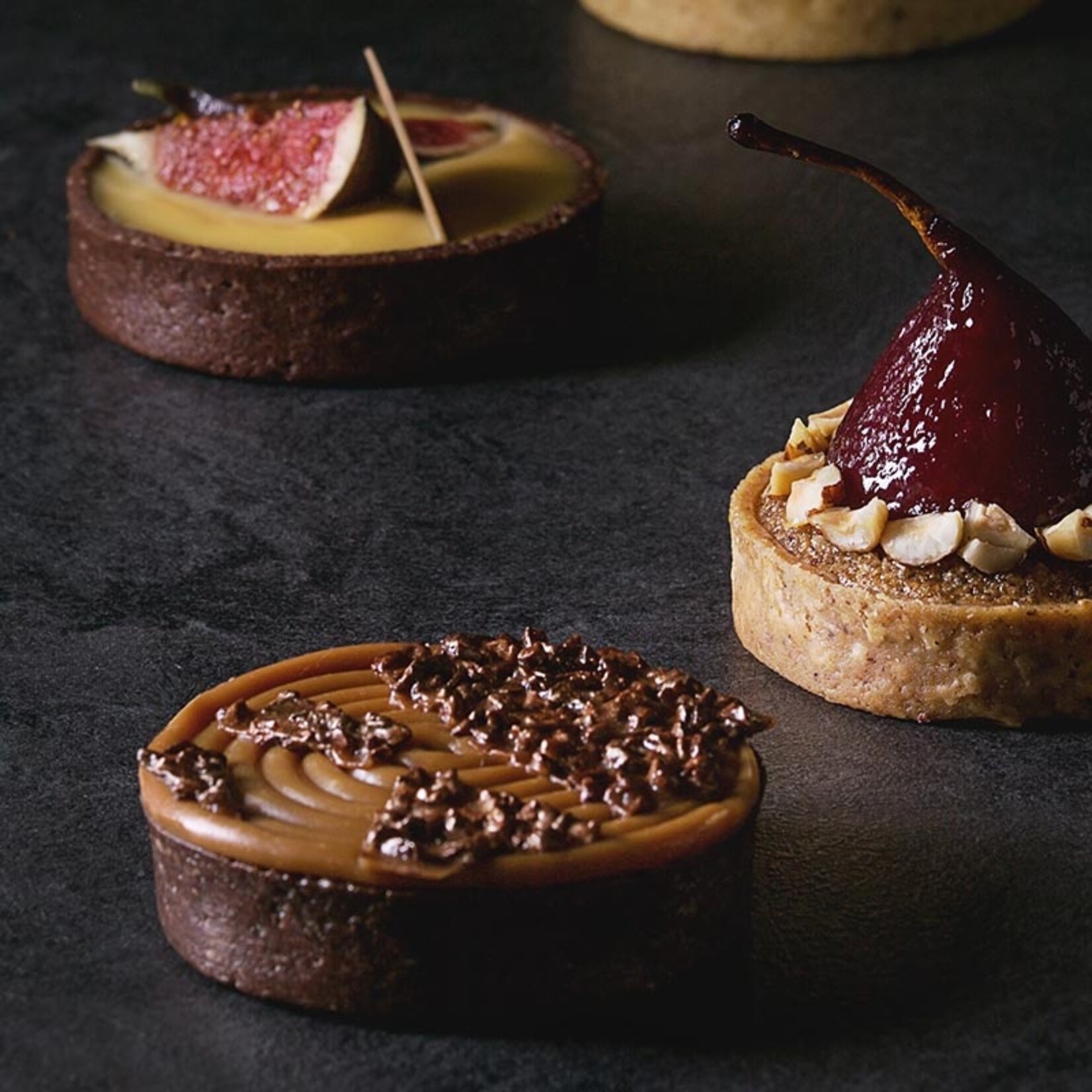 Pidy Pidy - Chocolate Round Tart Shell - 4'' (40ct)