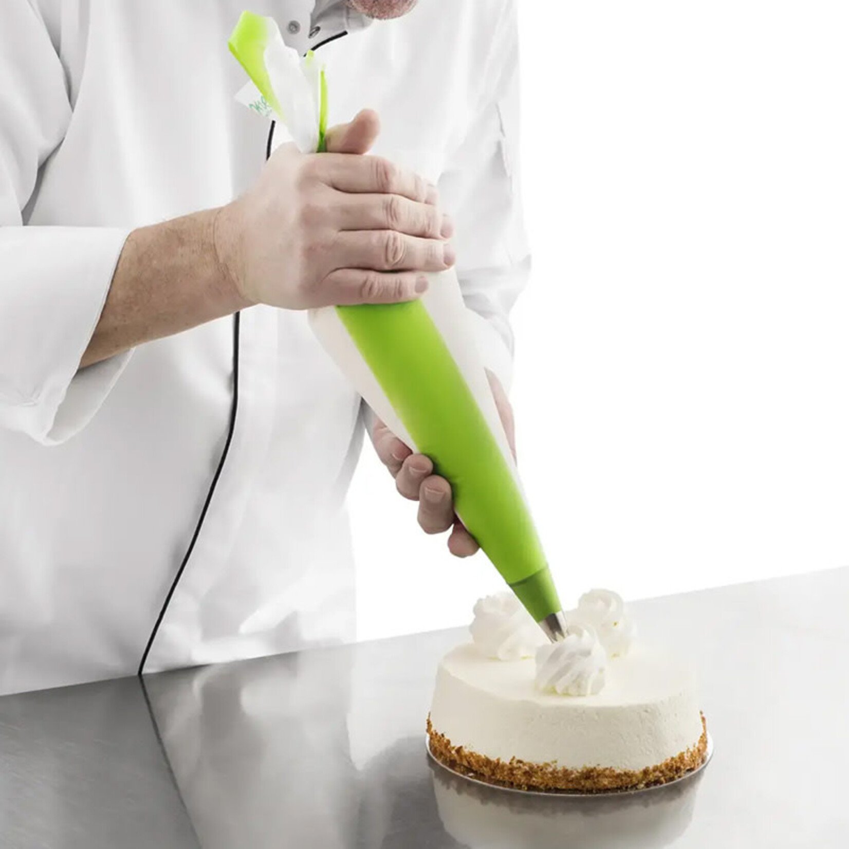 One Way One Way - Masterline Green Disposable Pastry Bags - 14" (100 ct)