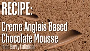 Crème Anglaise Based Chocolate Mousse