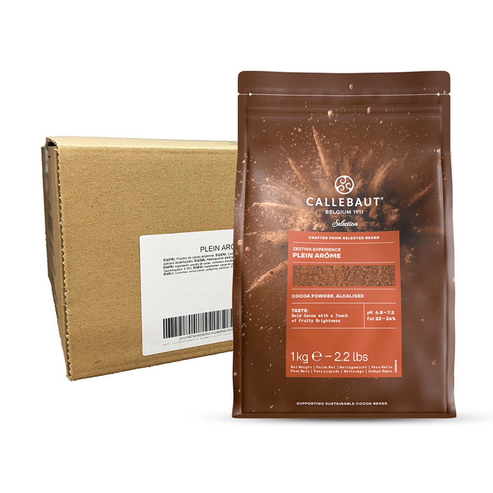 Callebaut Callebaut - Plein Arome Cocoa Powder 22-24% - 2.2 lb (box of 6)