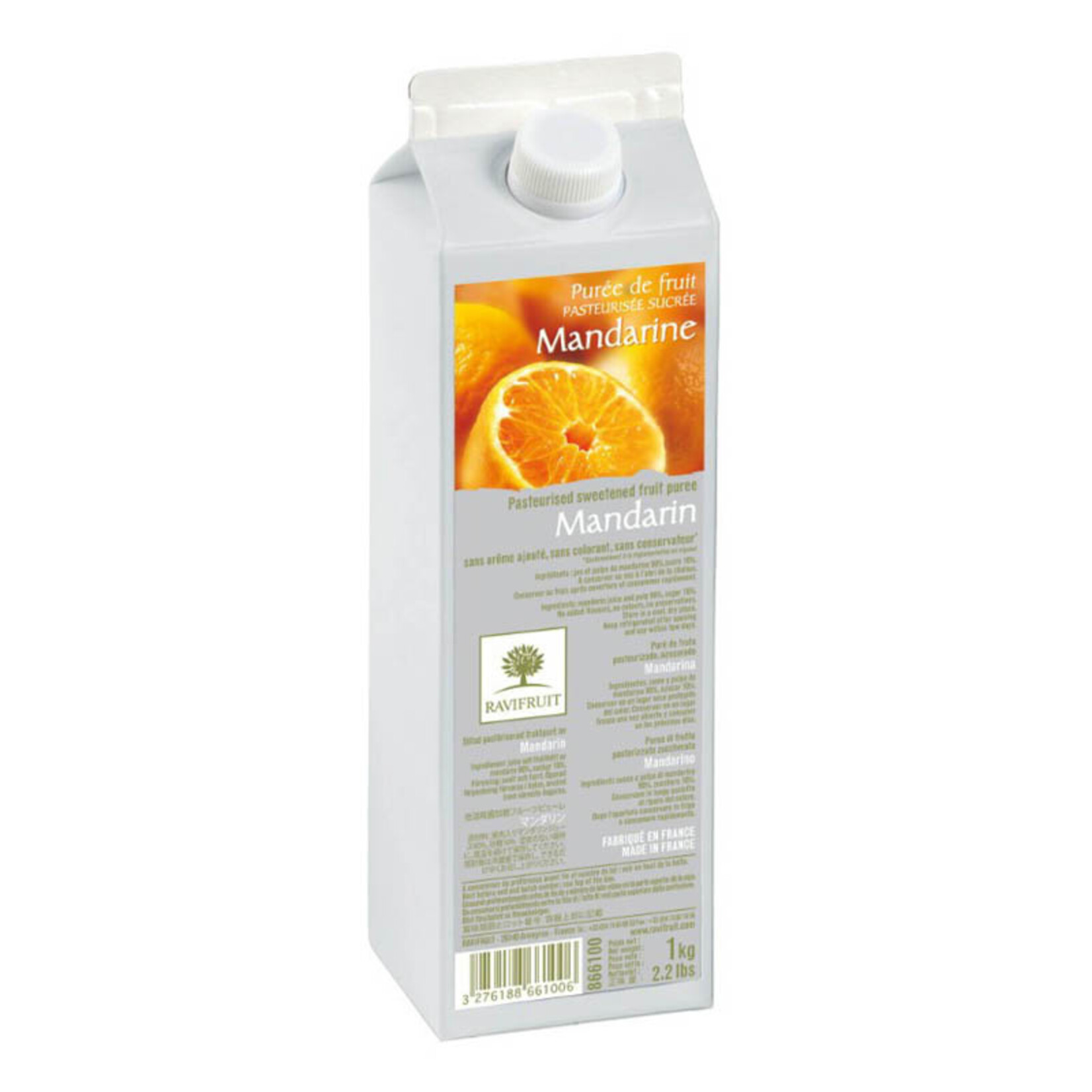 Ravifruit Ravifruit - Mandarin Orange Ambient Puree - 2.2 lb