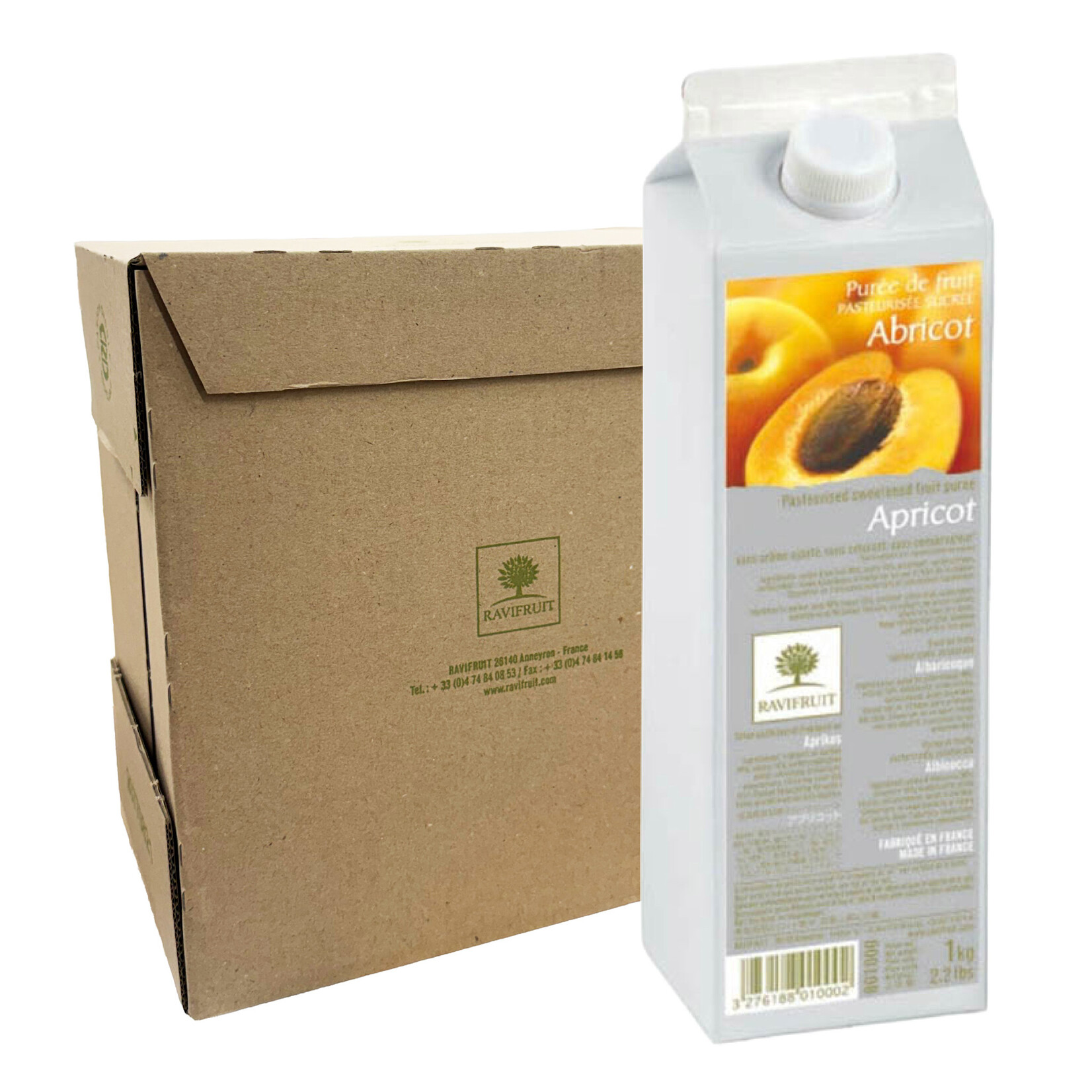 Ravifruit Ravifruit - Apricot Ambient Puree - 2.2 lb (box of 6)