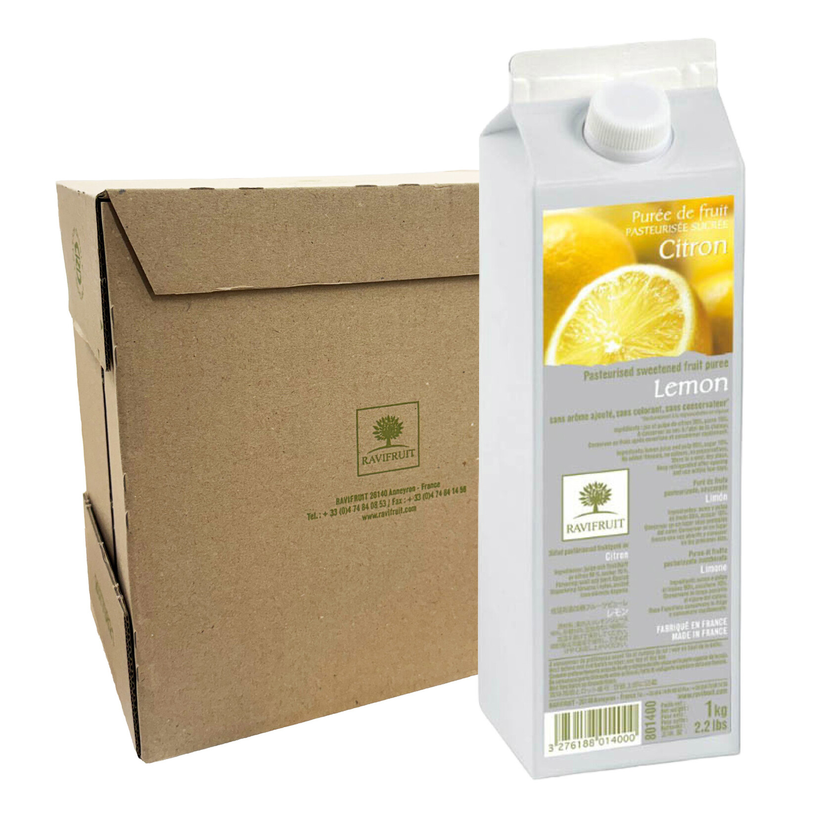 Ravifruit Ravifruit - Lemon Ambient Puree - 2.2 lb (box of 6)