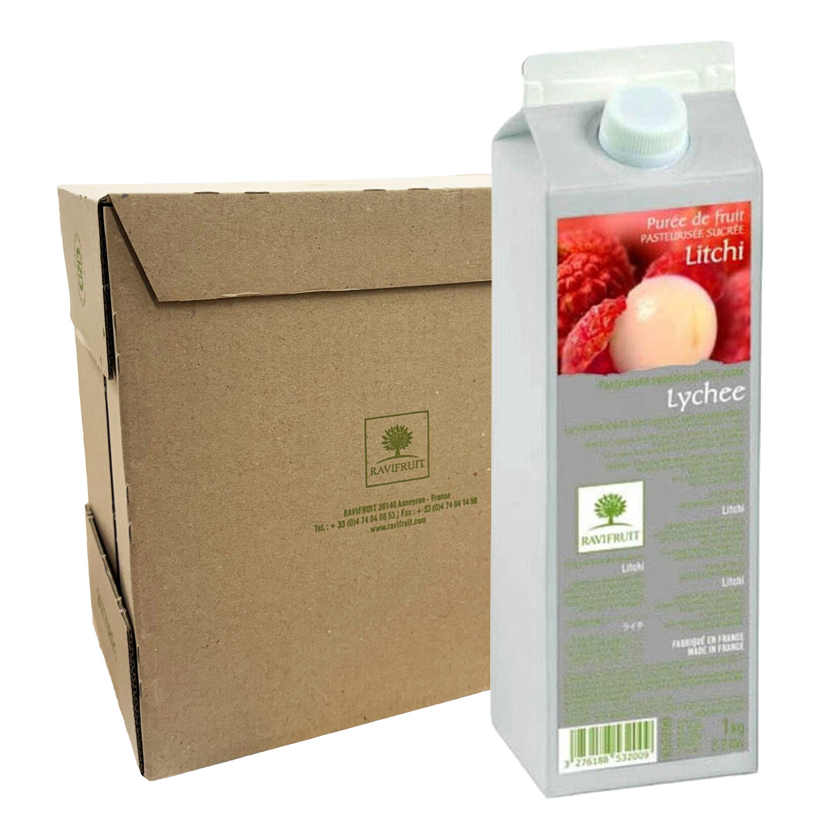Ravifruit Ravifruit - Lychee Ambient Puree - 2.2 lb (box of 6)