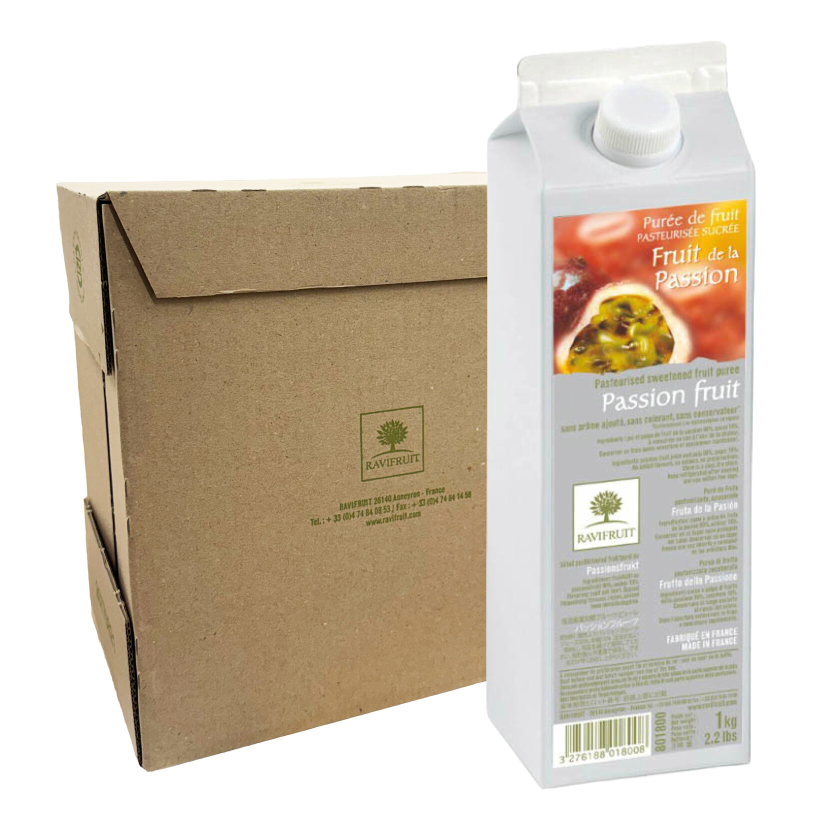 Ravifruit Ravifruit - Passion Fruit Ambient Puree - 2.2 lb (box of 6)