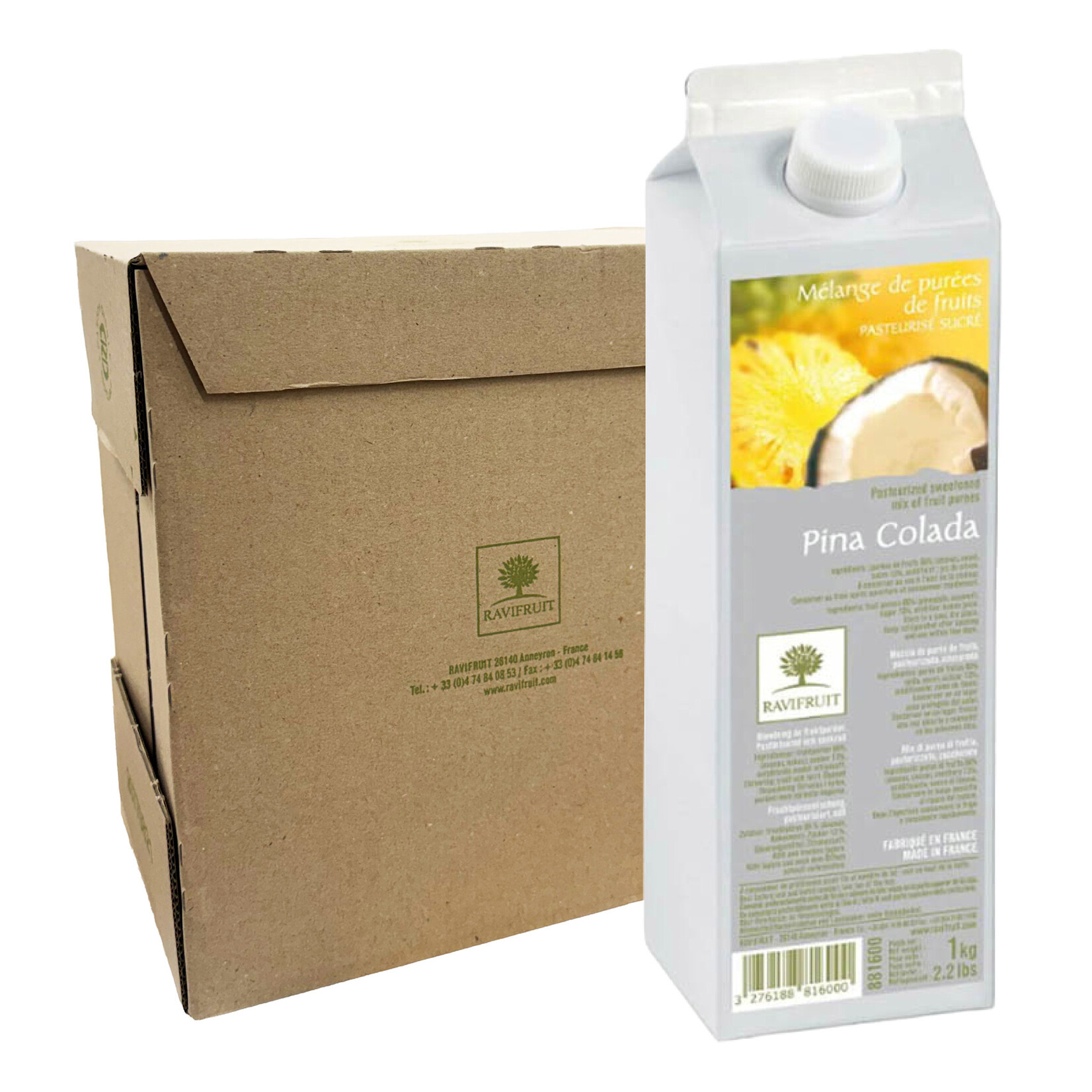 Ravifruit Ravifruit - Pina Colada Ambient Puree - 2.2 lb (box of 6)