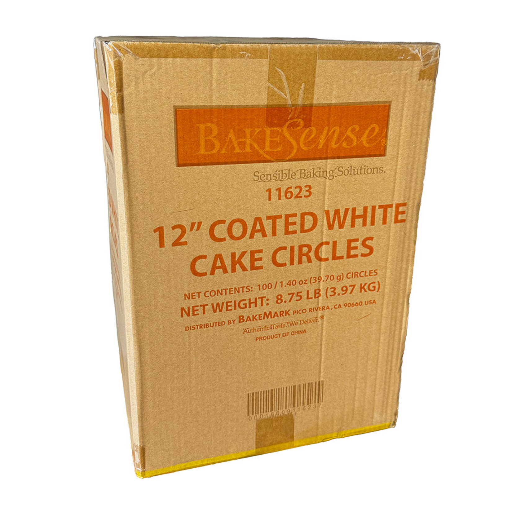 BakeSense Cake Pad Circle - 12" (box of 100)