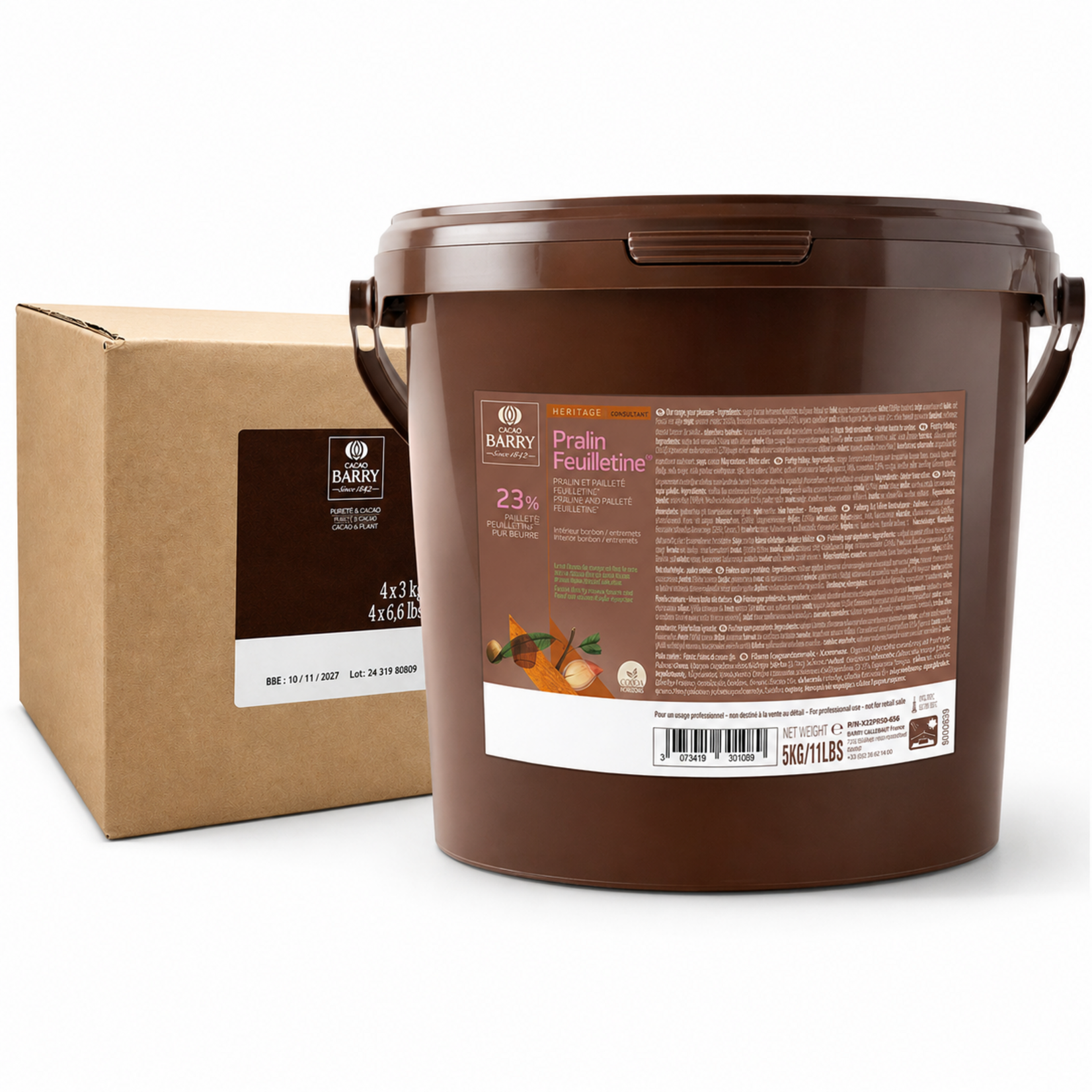 Cacao Barry Cacao Barry - Praline Feuilletine - 11 lb (box of 4)