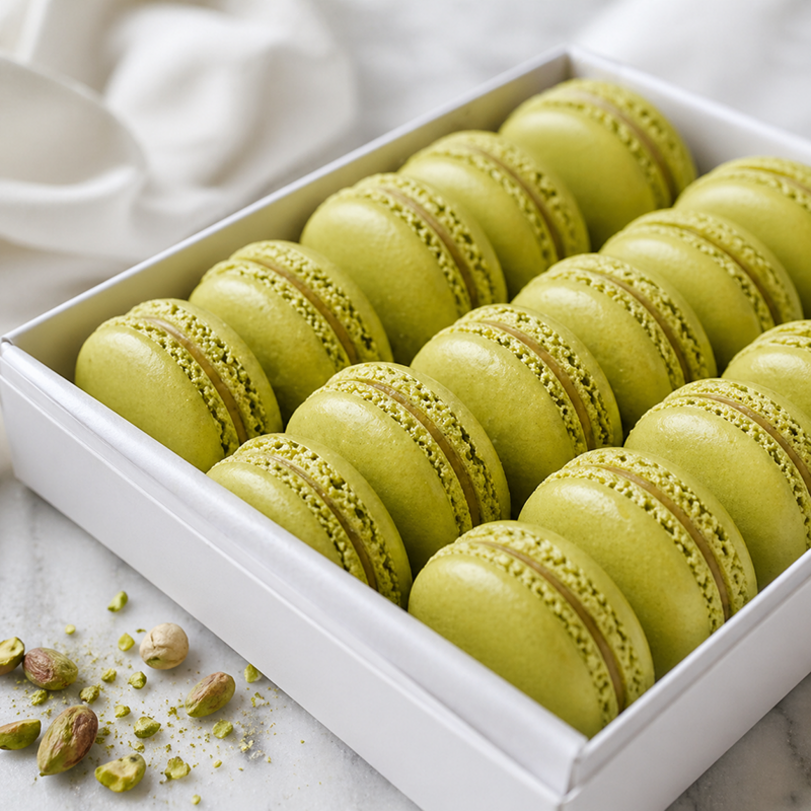 Jean Noel Macarons - Jean Noel Collection, Pistachio (36 ct)