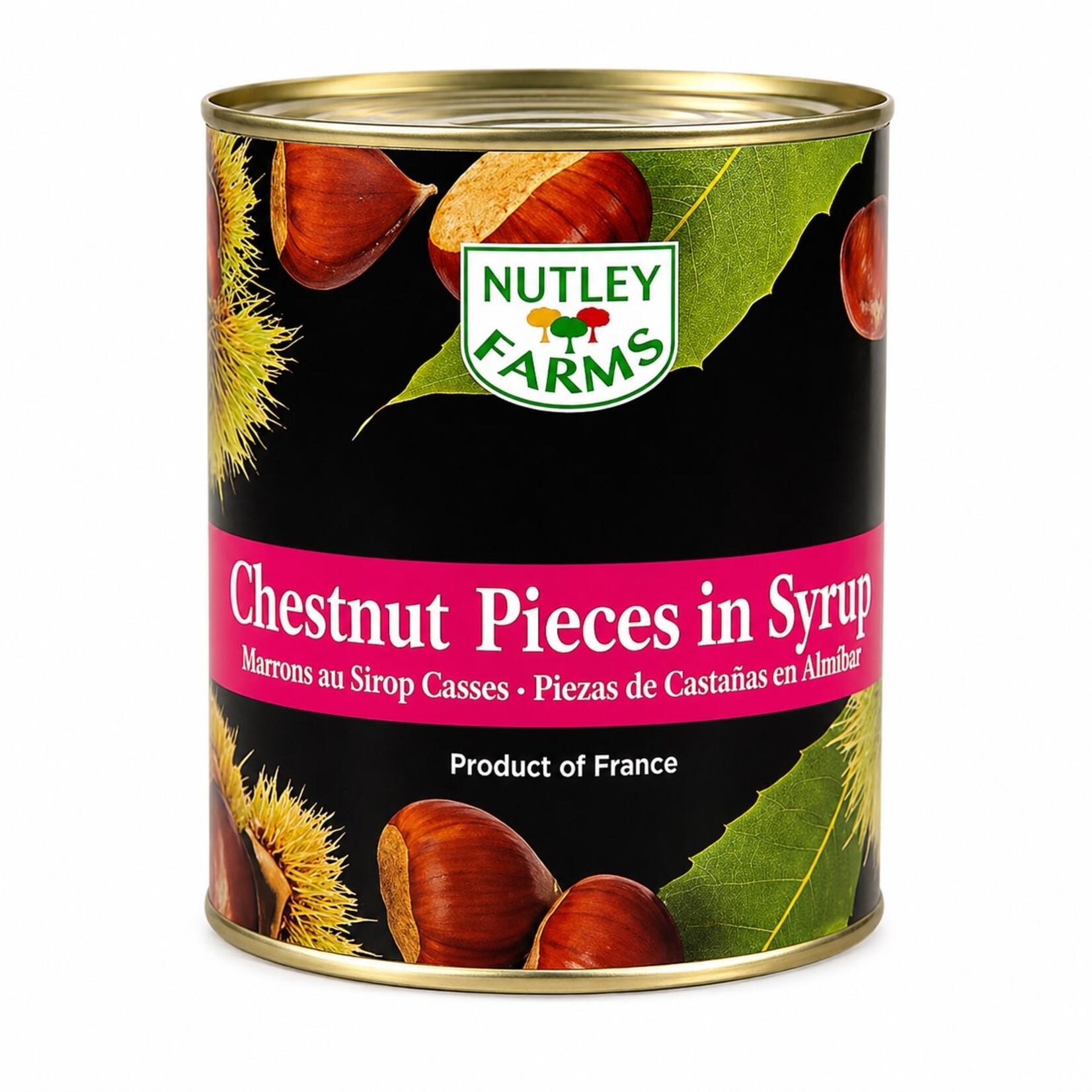 Nutley Farms Nutley Farms - Chestnut Pieces in Syrup - 2.3 lb (box of 6)