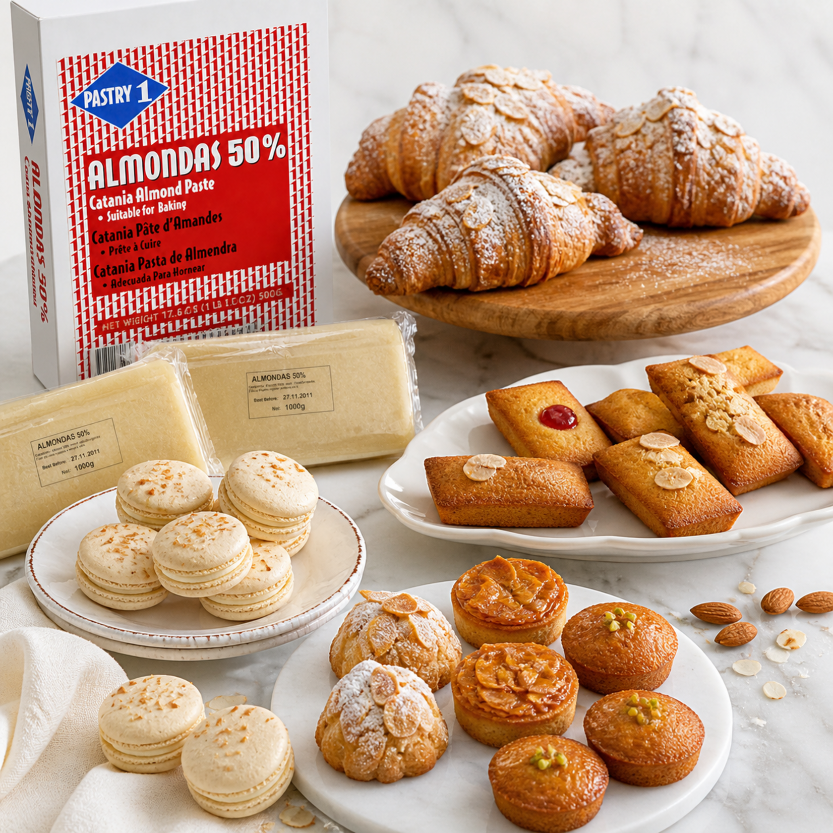 Pastry 1 Pastry 1 - Almond Paste Raw 50% - 2.2 lb