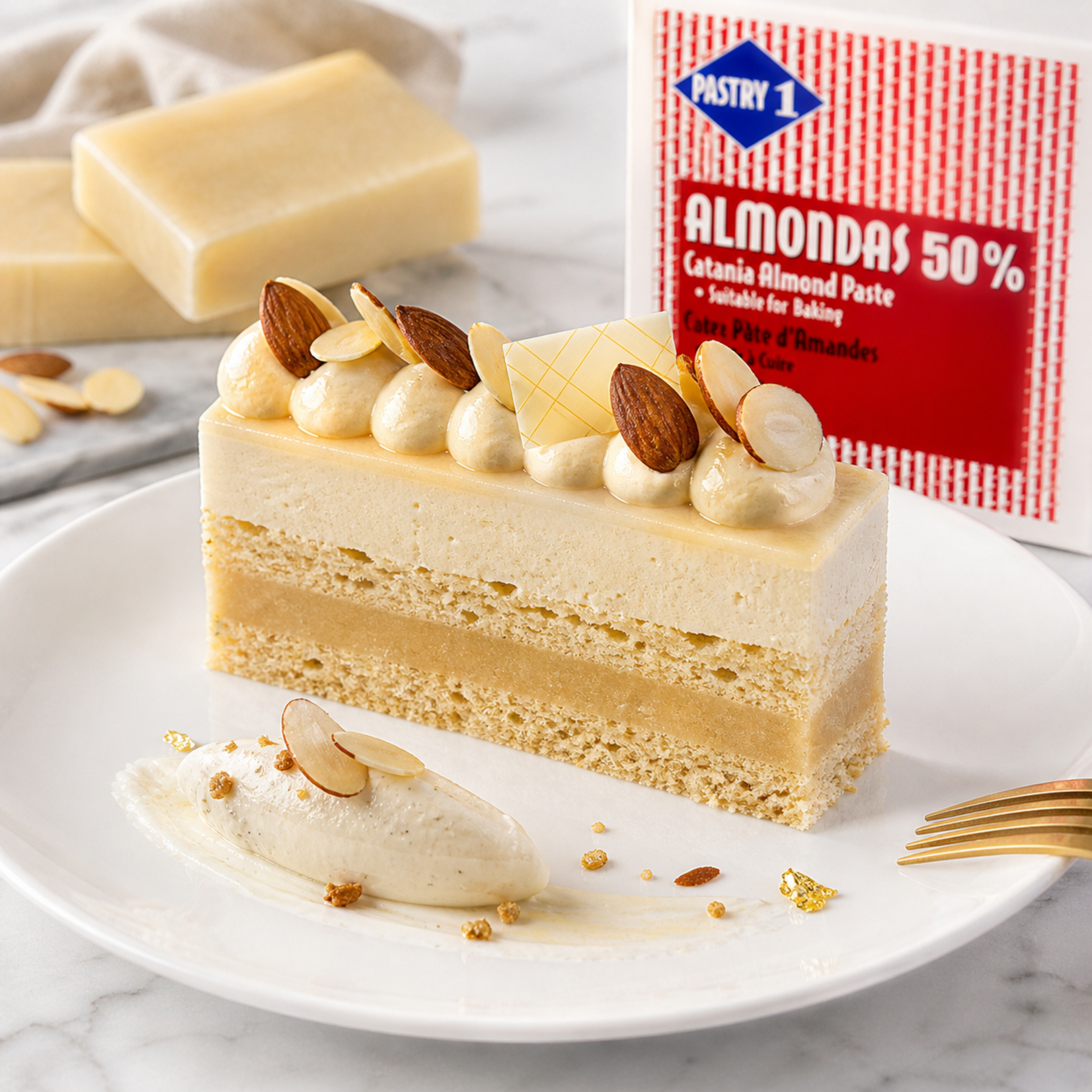 Pastry 1 Pastry 1 - Almond Paste Raw 50% - 2.2 lb